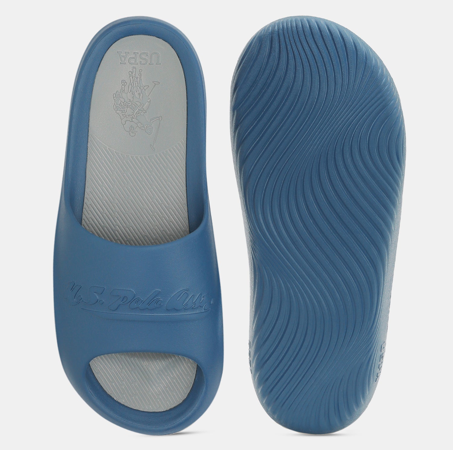 Men Eva Arda Slippers Navy - U.S. POLO ASSN. | Large