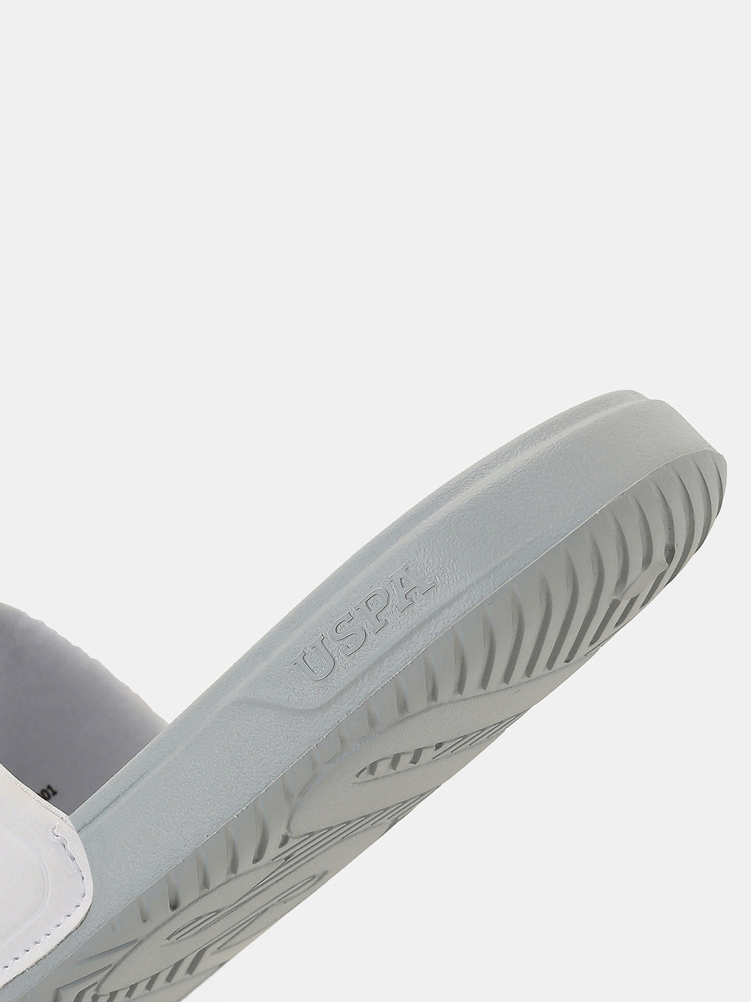 Men Eva Axer Slippers Light Grey - U.S. POLO ASSN. | Large