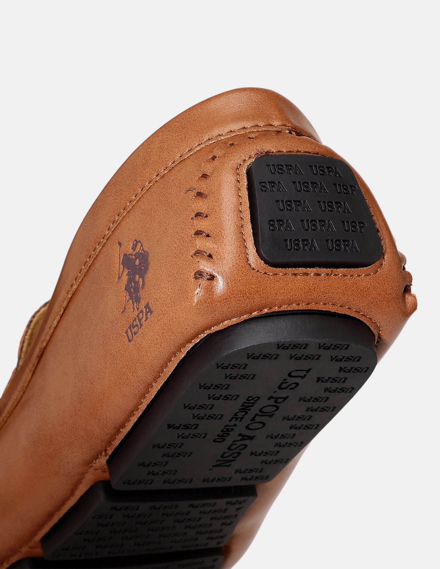 Men Anton Textured Loafers Tan - U.S. POLO ASSN. | Large