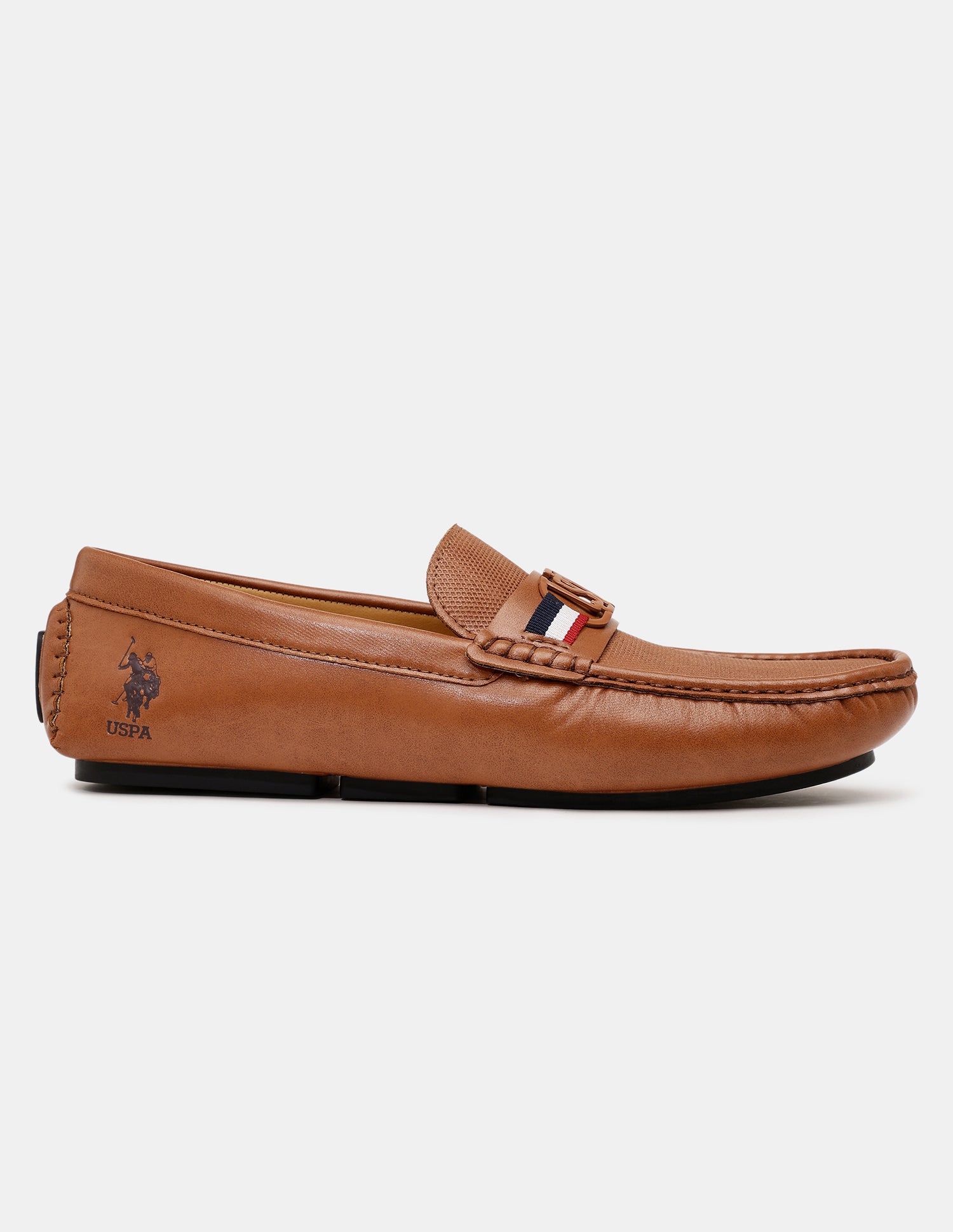 Men Anton Textured Loafers Tan - U.S. POLO ASSN. | Large