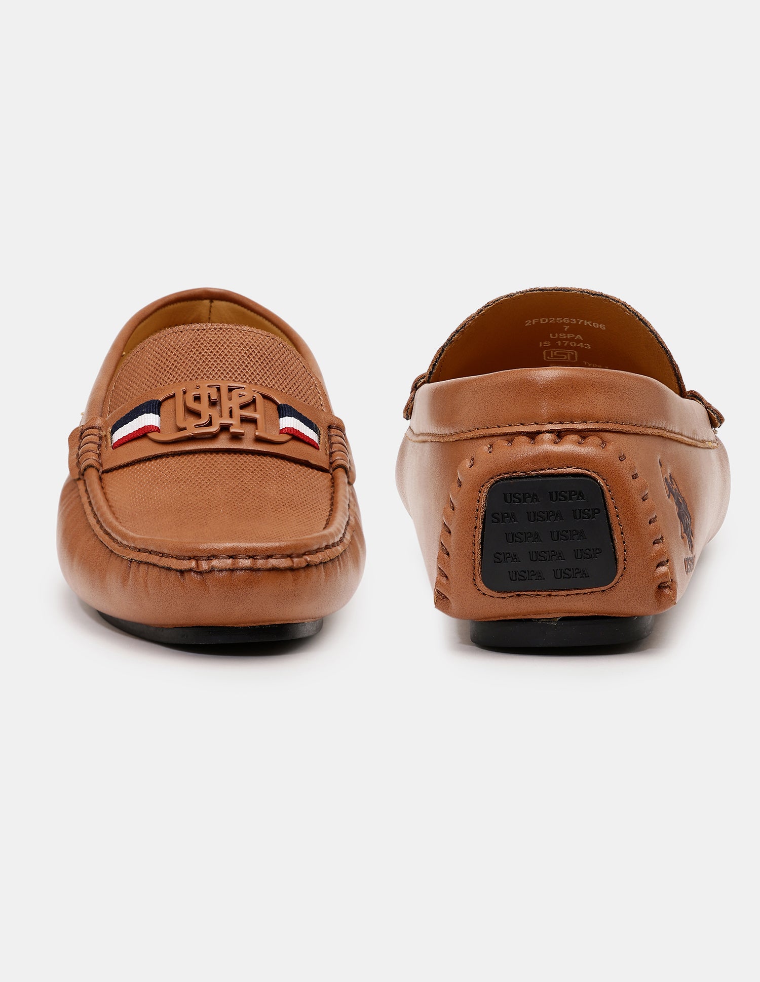 Men Anton Textured Loafers Tan - U.S. POLO ASSN. | Large