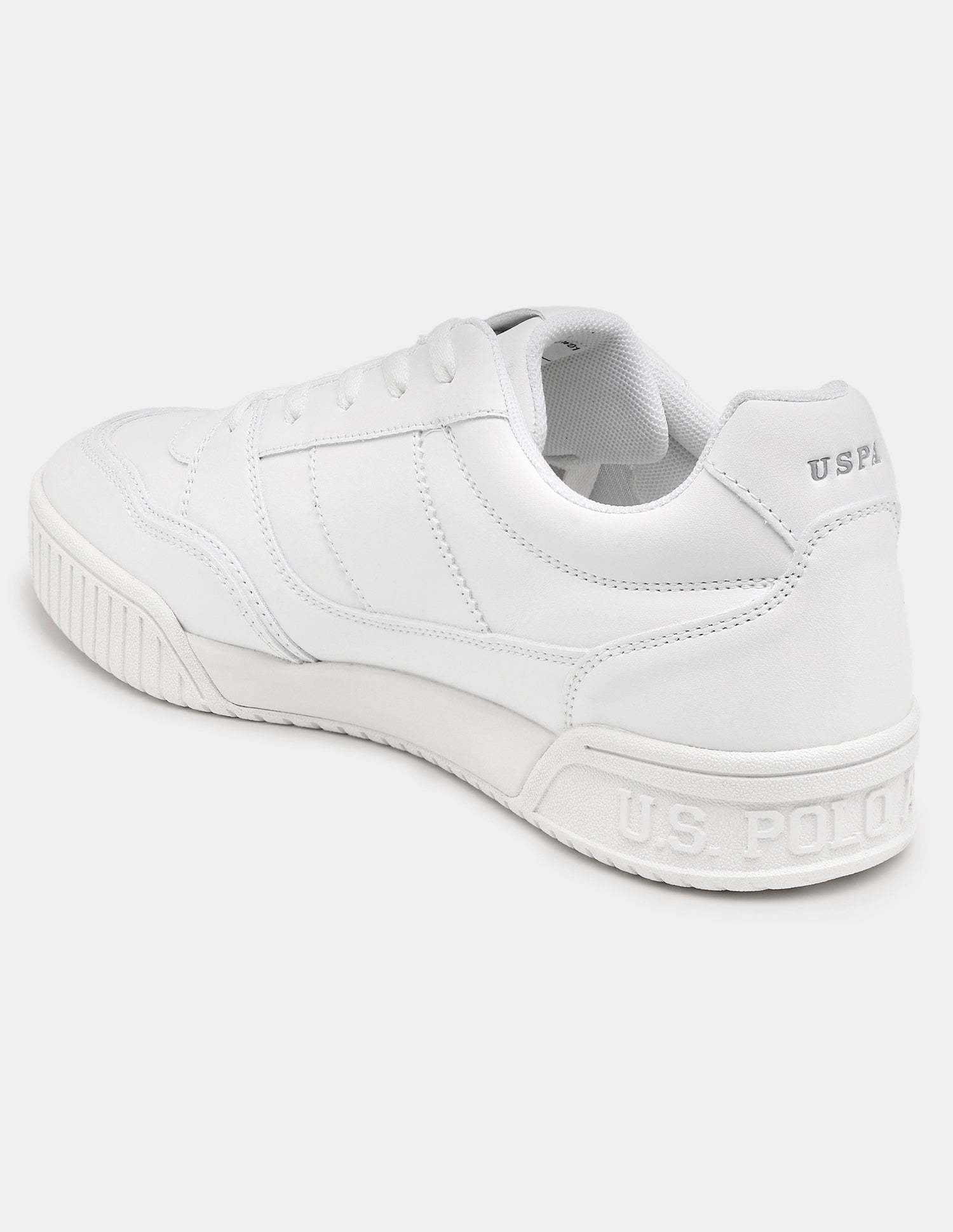 Men Rever Wth Solid Sneakers White - U.S. Polo Assn. India | Large