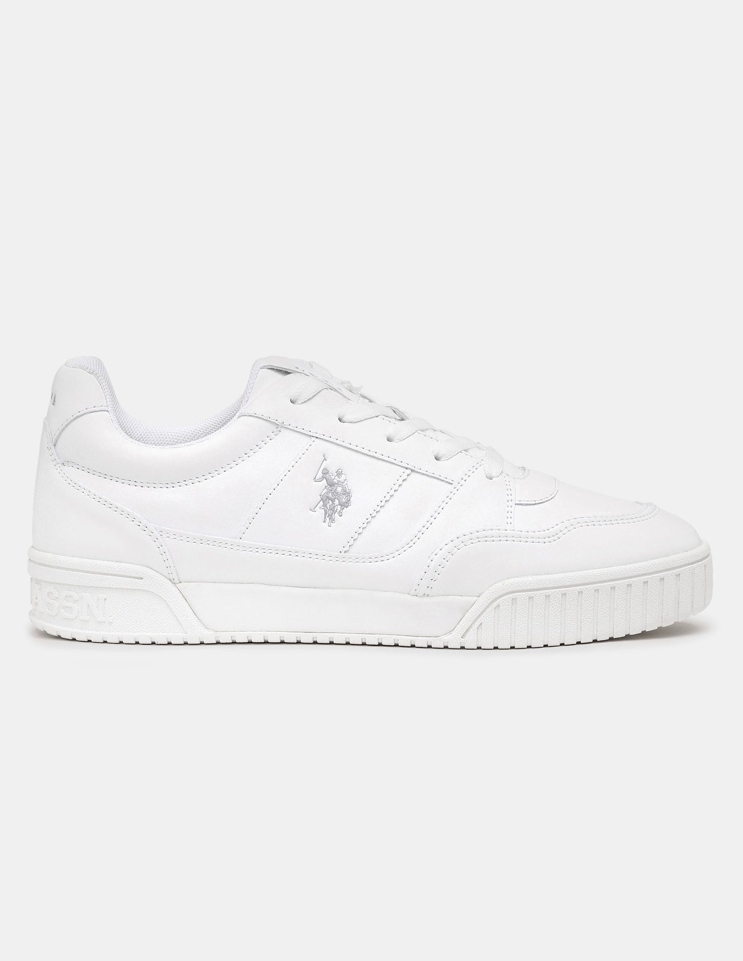 Men Rever Wth Solid Sneakers White - U.S. Polo Assn. India | Large