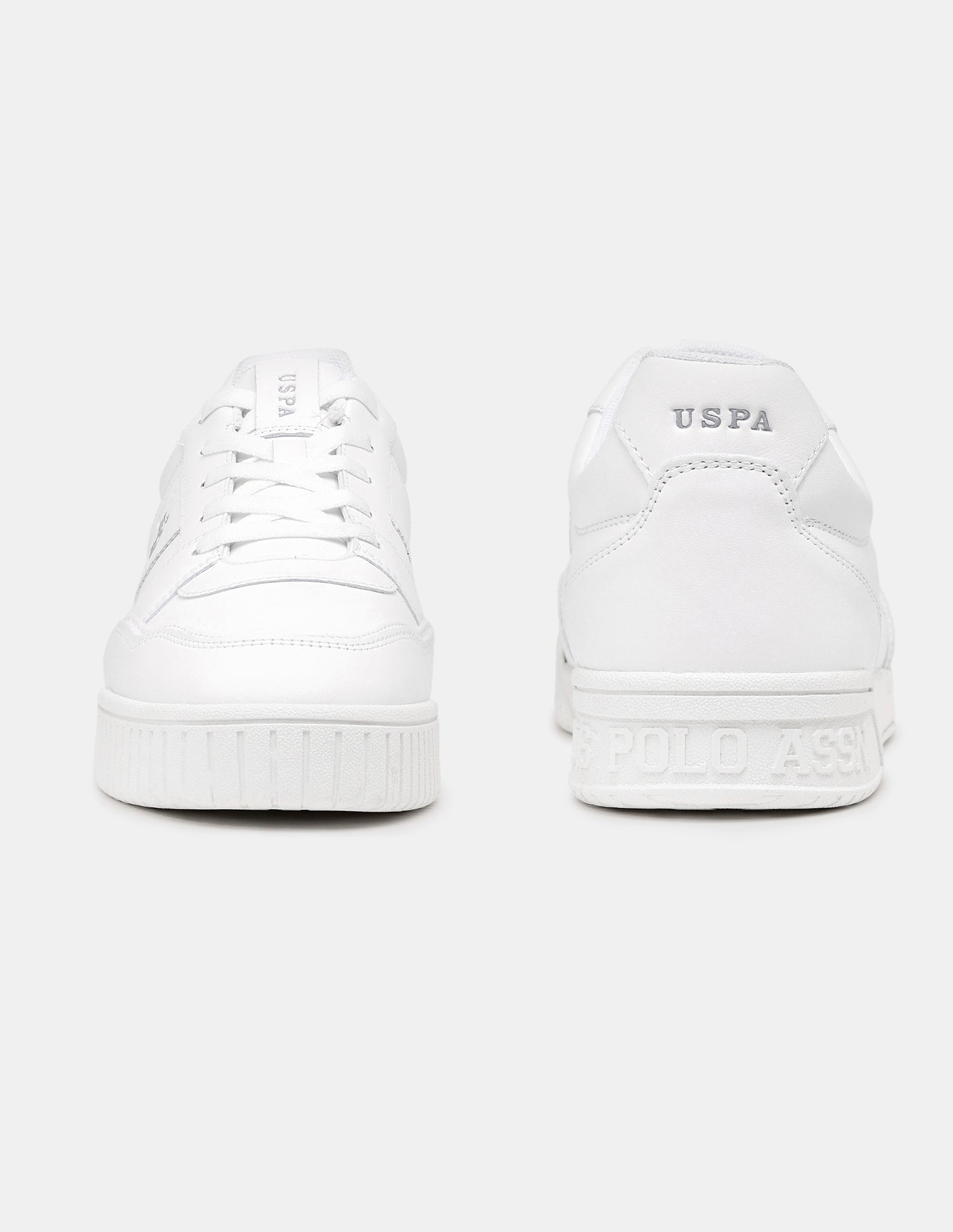 Men Rever Wth Solid Sneakers White - U.S. Polo Assn. India | Large