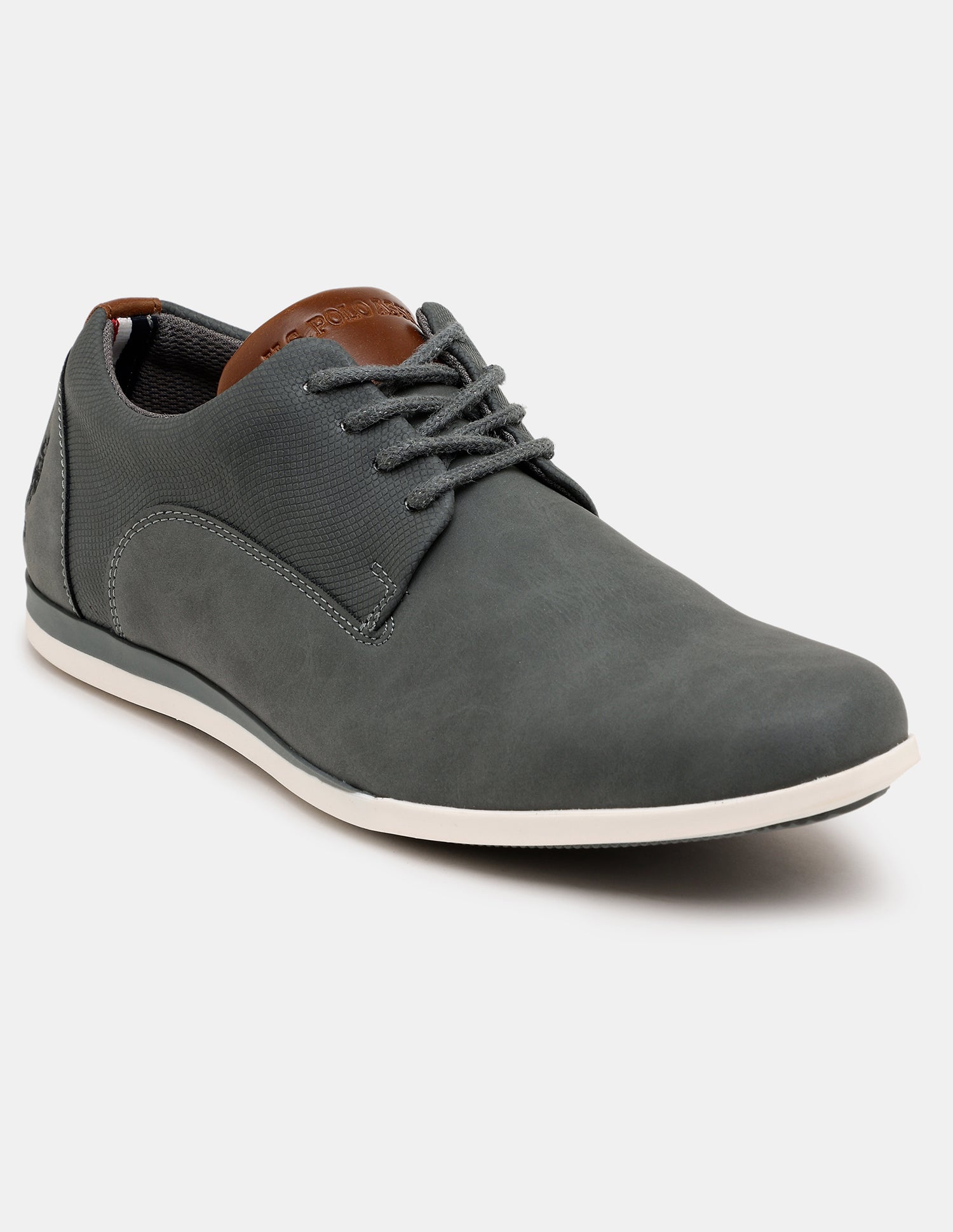 Men Clest 2.0 Solid Shoes Charcoal Grey - U.S. POLO ASSN. | Large