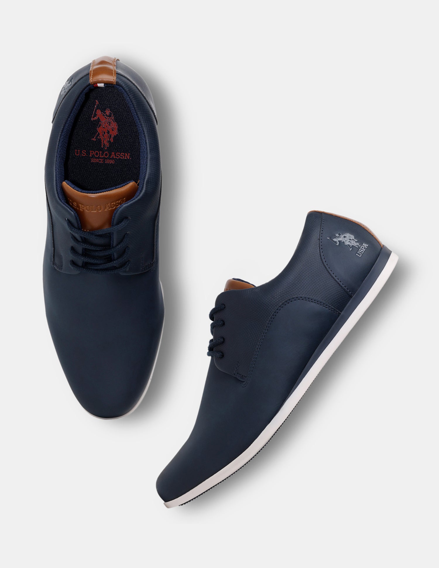 Men Lace-Ups Clest 2.0 Shoes Navy - U.S. POLO ASSN. | Large