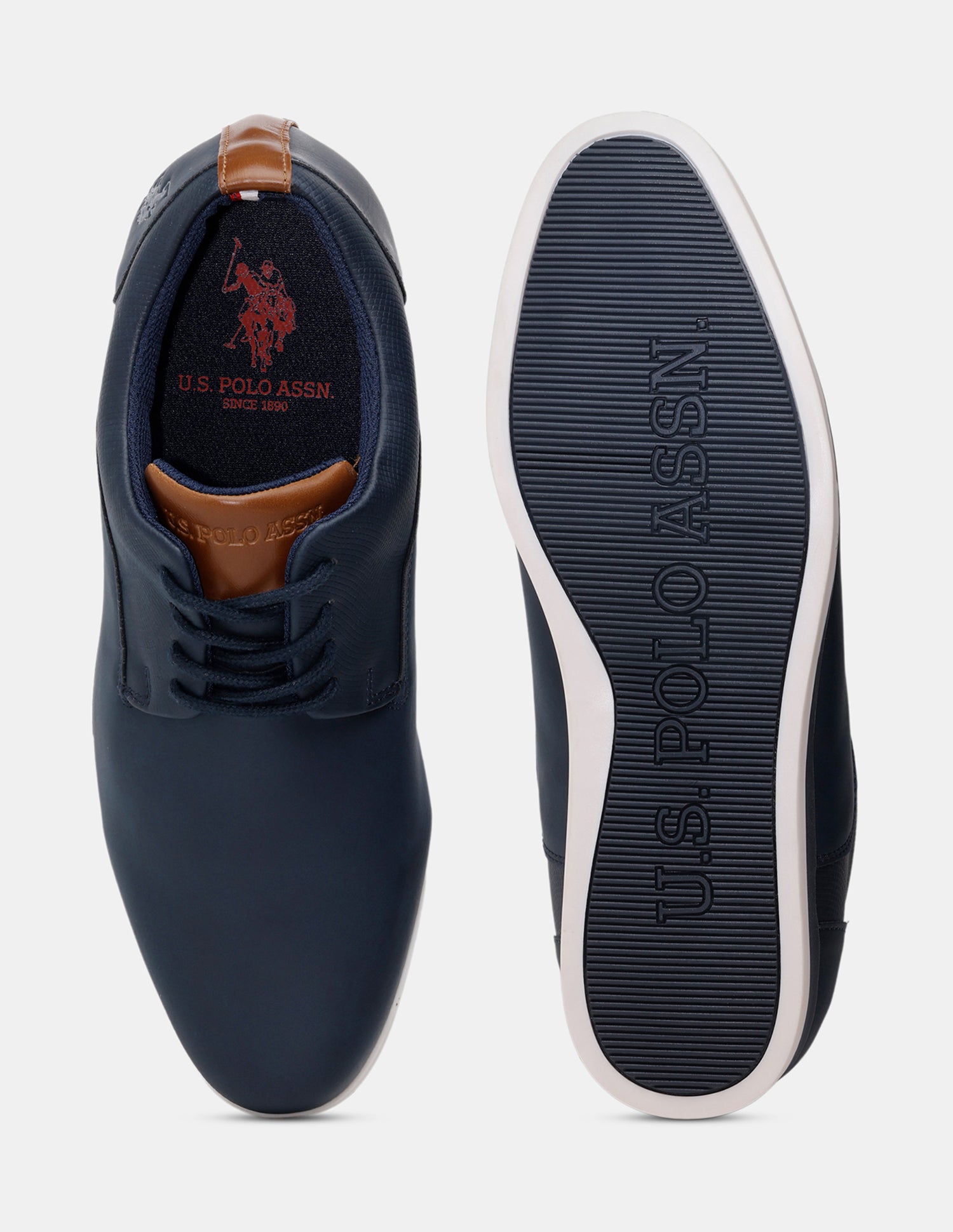 Men Lace-Ups Clest 2.0 Shoes Navy - U.S. POLO ASSN. | Large