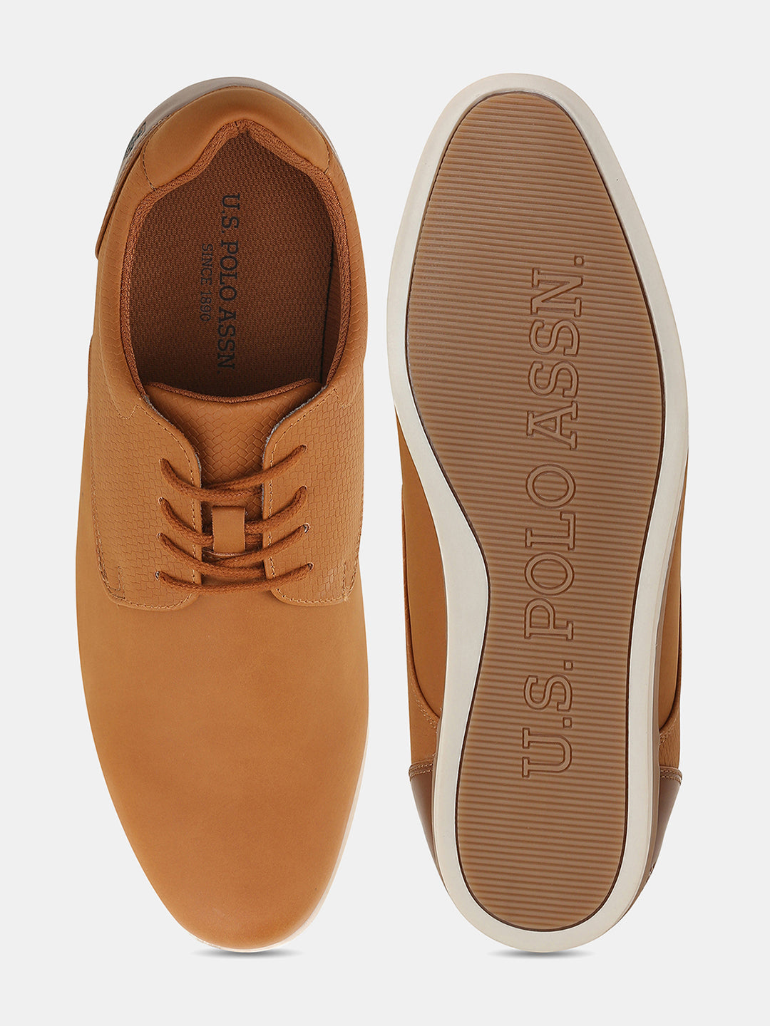 Men Lace Ups Lucius 4.0 Casual Shoes Tan - U.S. Polo Assn. India | Large
