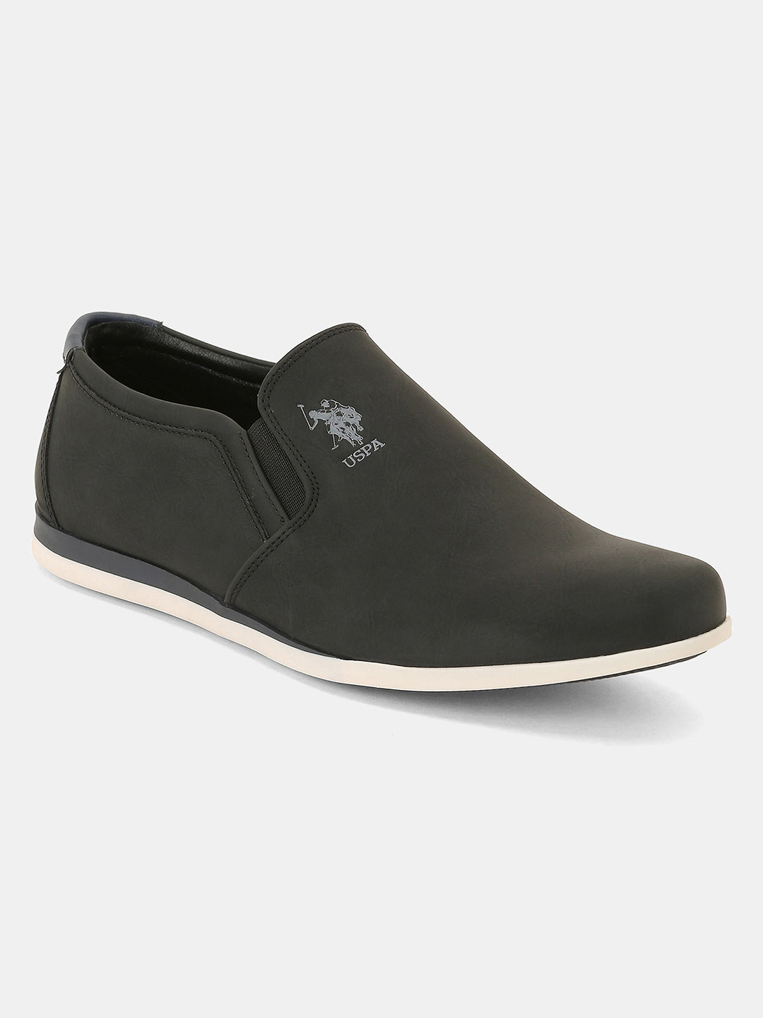 Men Slip Ons Wade 4.0 Casual Shoes Black - U.S. POLO ASSN. | Large