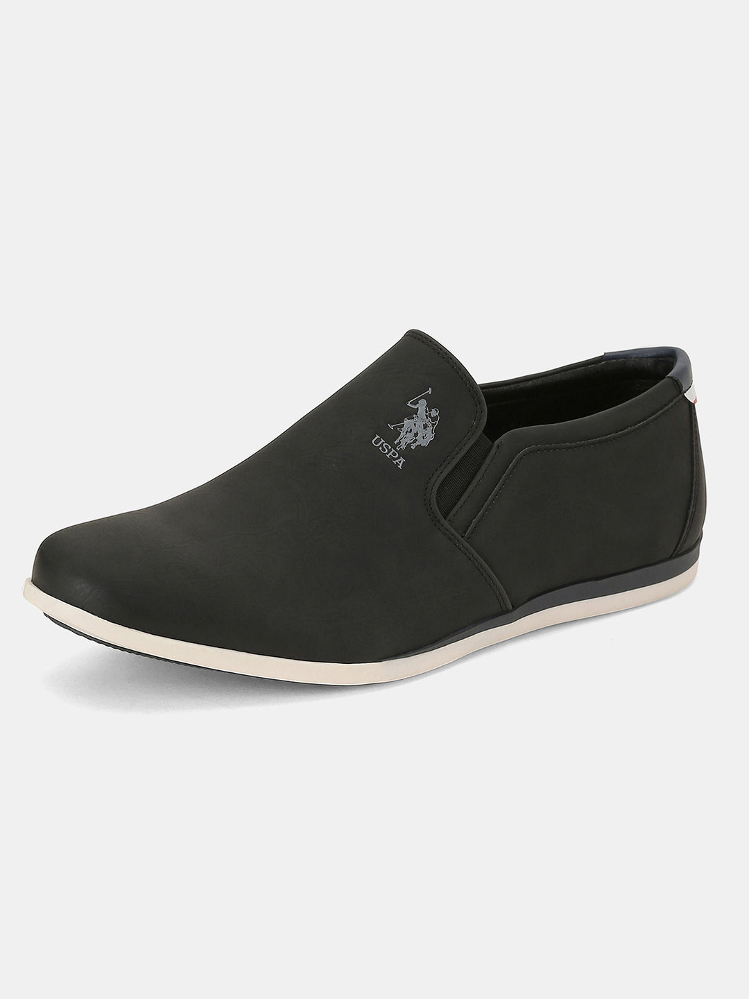 Men Slip Ons Wade 4.0 Casual Shoes Black - U.S. POLO ASSN. | Large