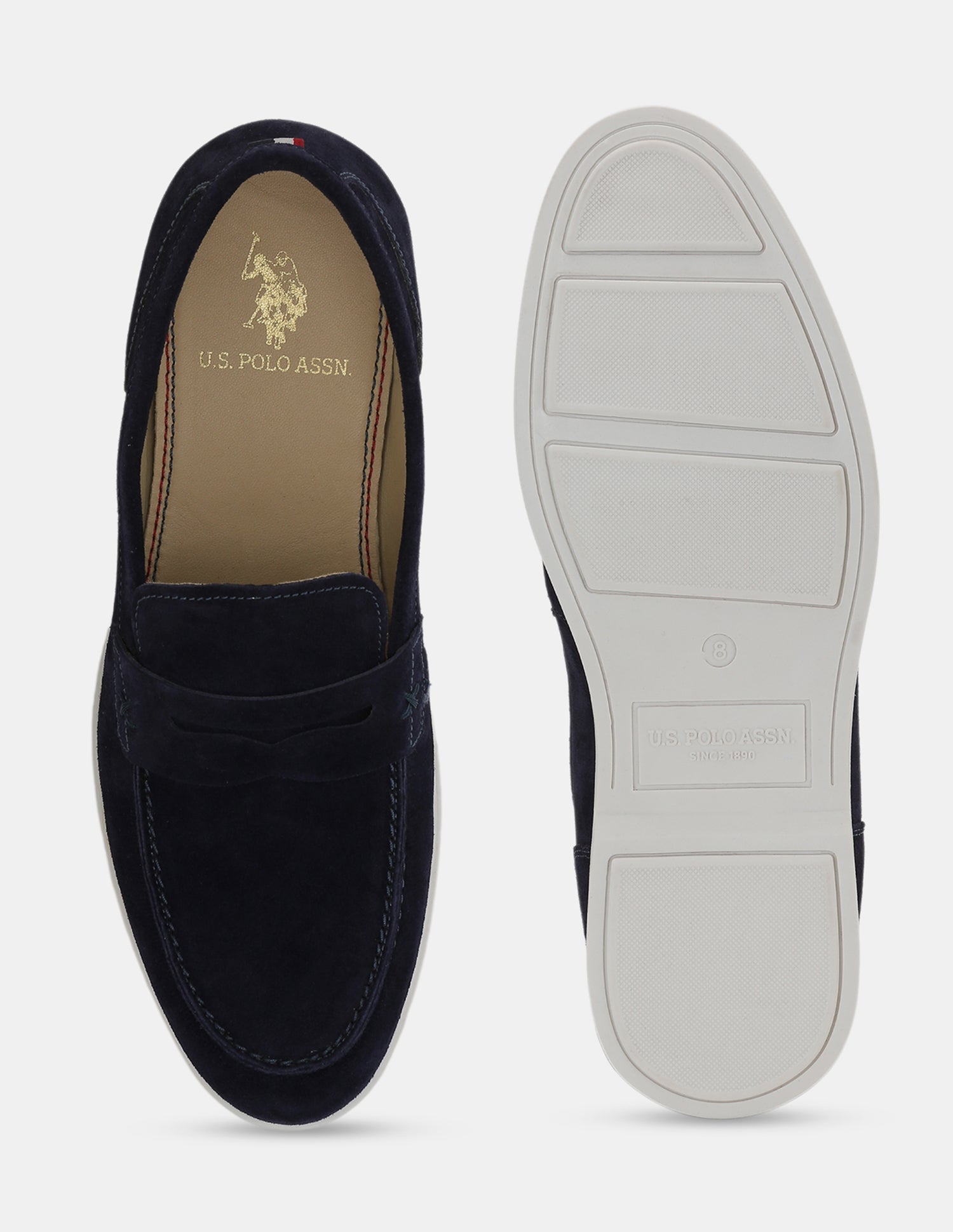 Men Slip-Ons Morven Slip-On Shoes Navy - U.S. Polo Assn. India | Large