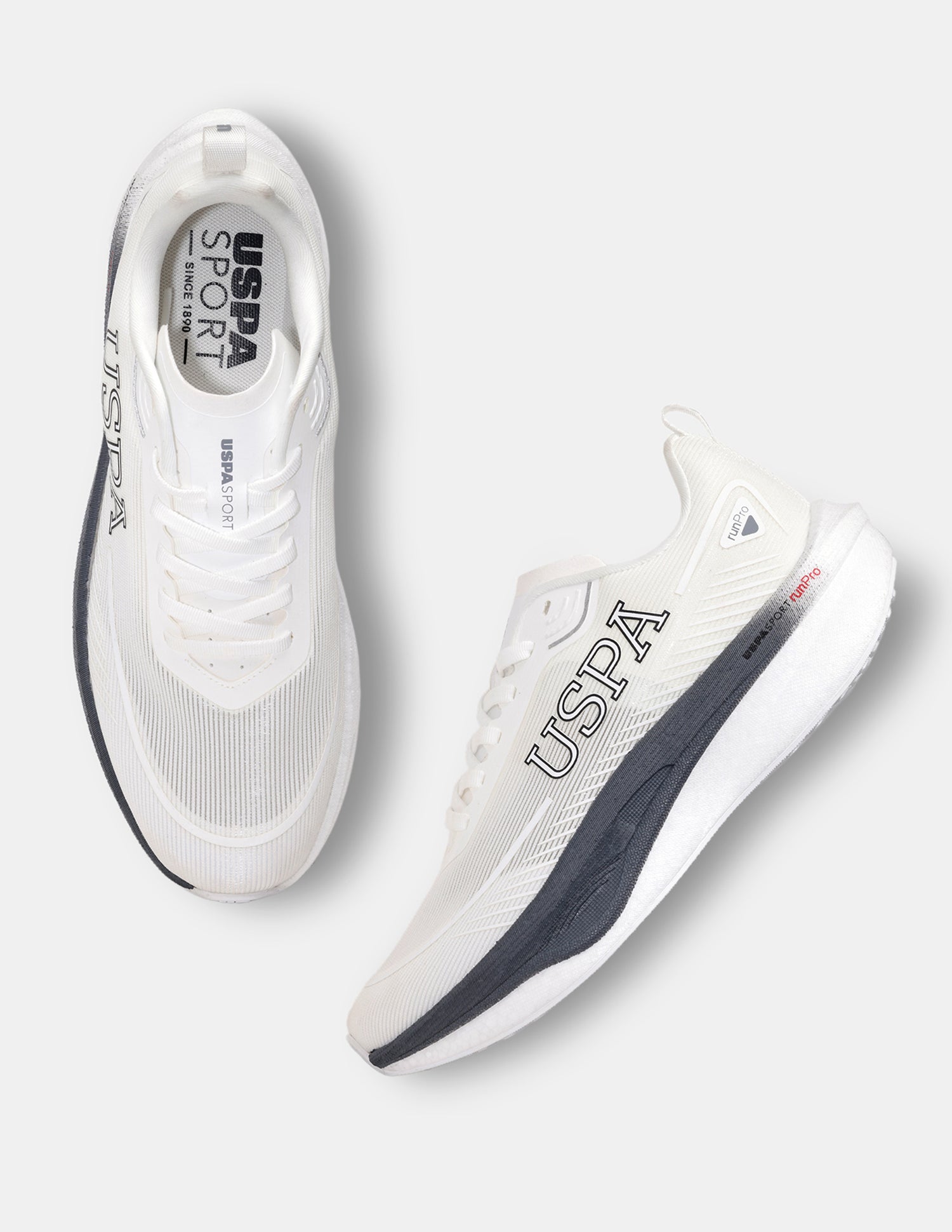 Men Otto USPA Sport Runpro Running Shoes Off White - U.S. POLO ASSN. | Large