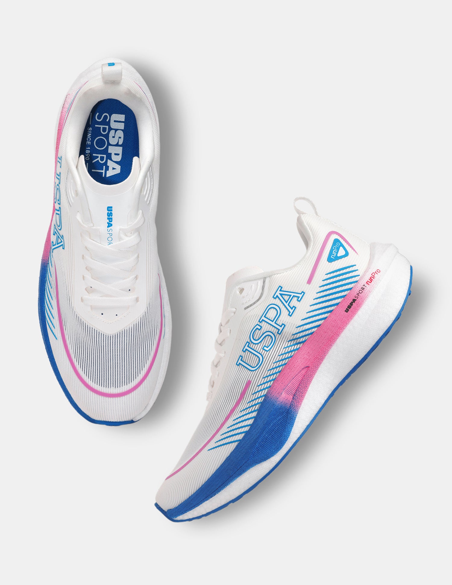 Men Otto USPA Sport Runpro Running Shoes White - U.S. POLO ASSN. | Large