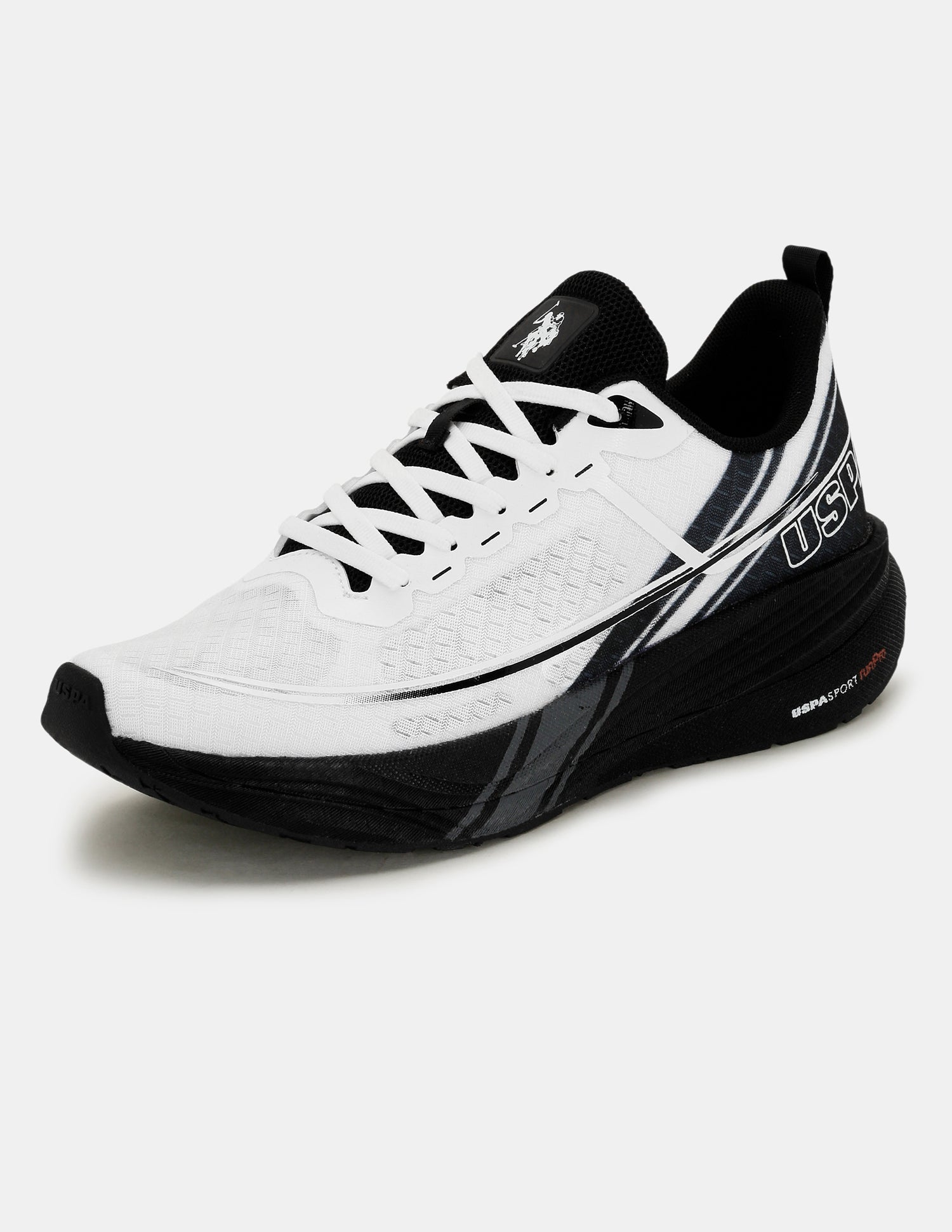 Men Erwin USPA Sport Runpro Running Shoes Light Grey - U.S. POLO ASSN. | Large