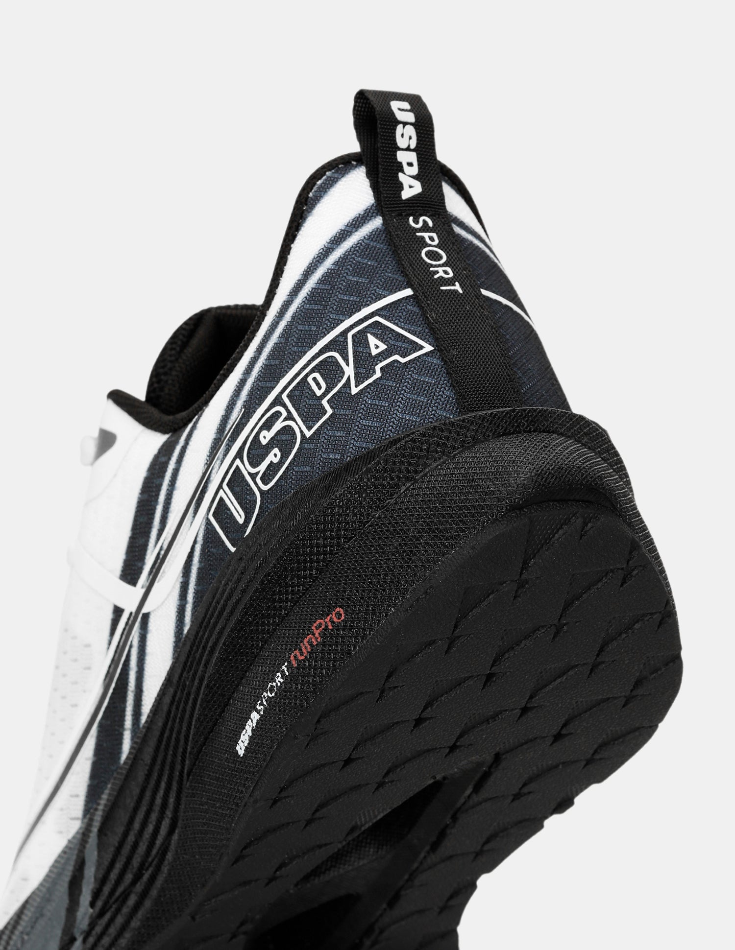 Men Erwin USPA Sport Runpro Running Shoes Light Grey - U.S. POLO ASSN. | Large