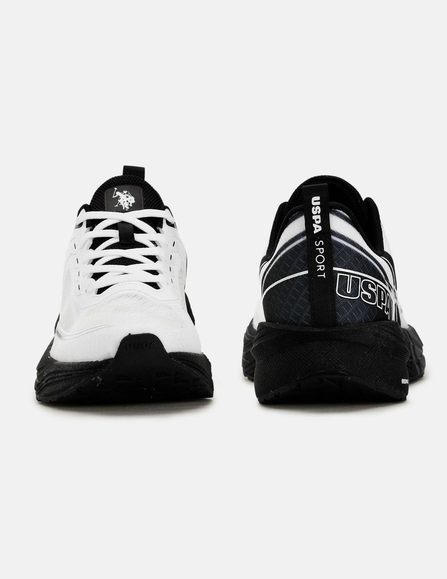 Men Erwin USPA Sport Runpro Running Shoes Light Grey - U.S. POLO ASSN. | Large