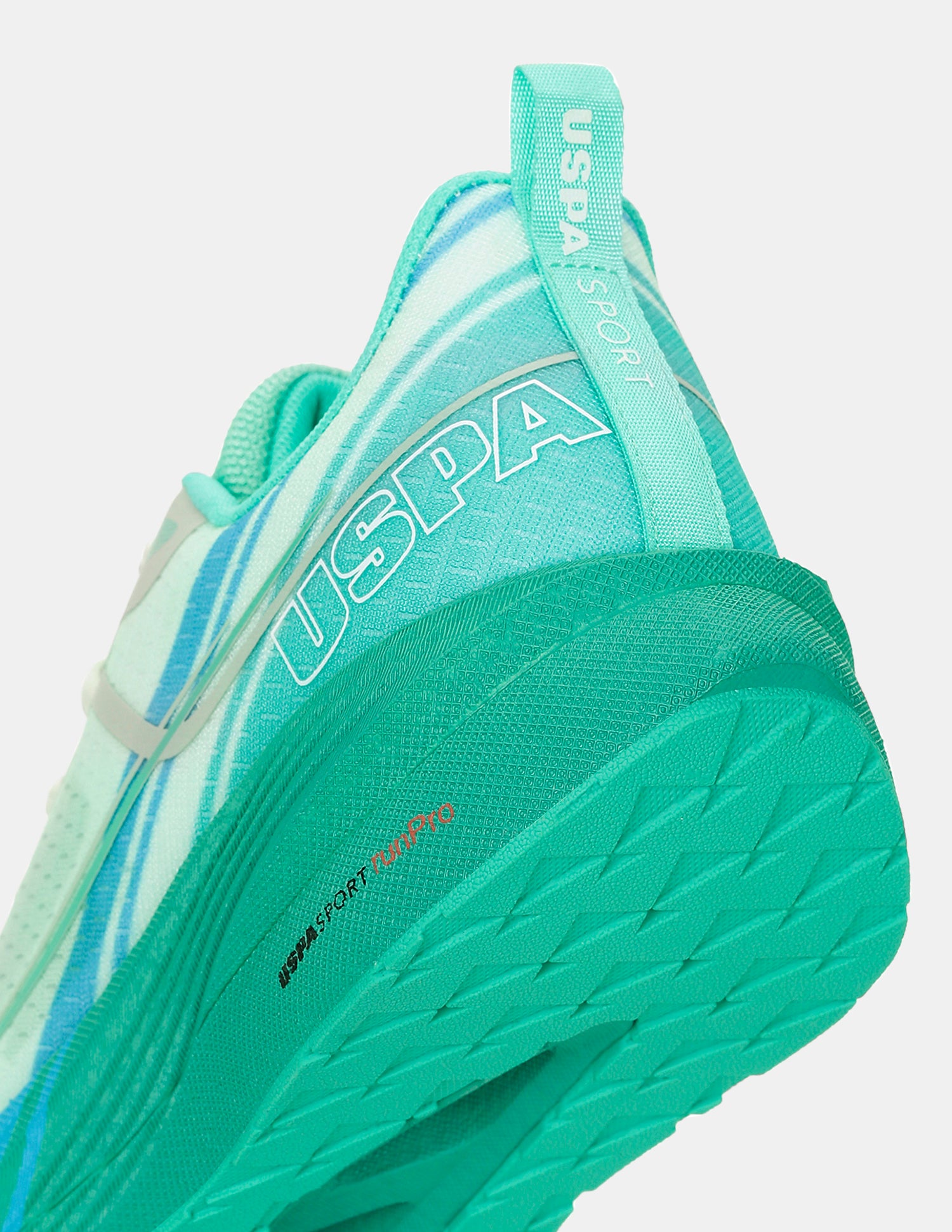 Men Erwin USPA Sport Runpro Running Shoes Light Green - U.S. POLO ASSN. | Large