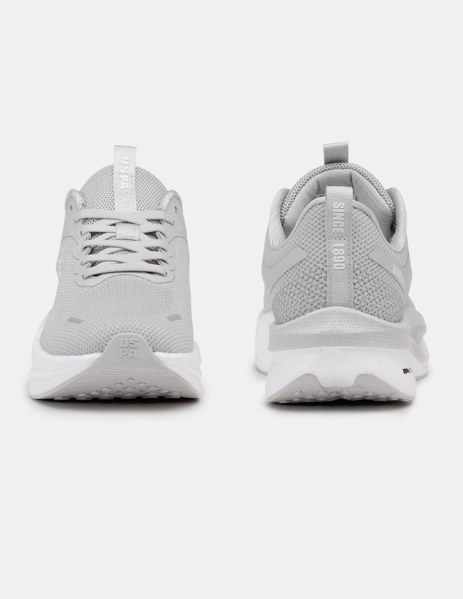 Men Werner USPA Sport Runpro Running Shoes Light Grey - U.S. POLO ASSN. | Large