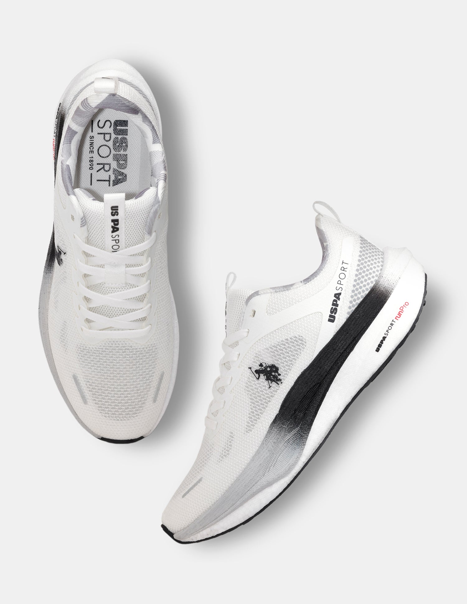 Men Werner USPA Sport Runpro Running Shoes White - U.S. POLO ASSN. | Large