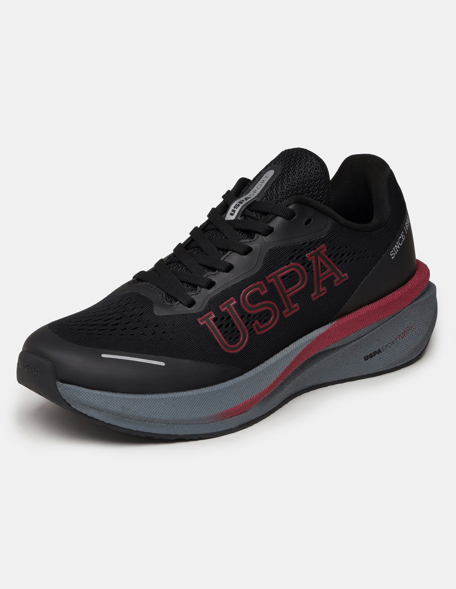 Men Rainer USPA Sport Runpro Running Shoes Black - U.S. POLO ASSN. | Large