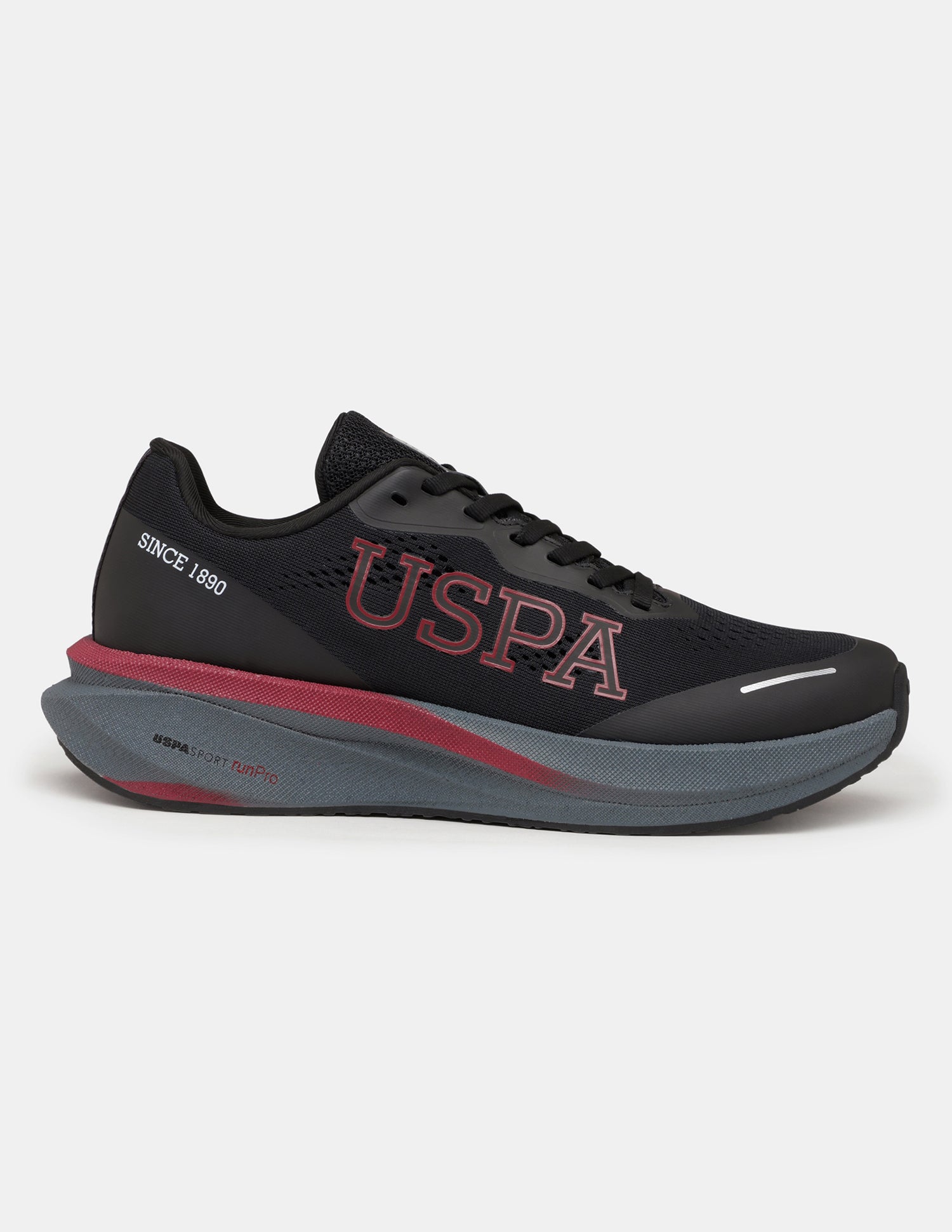 Men Rainer USPA Sport Runpro Running Shoes Black - U.S. POLO ASSN. | Large