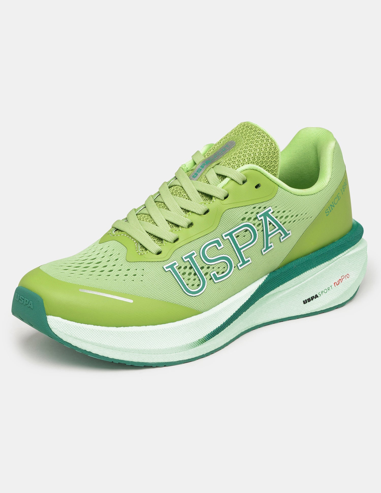 Men Rainer USPA Sport Runpro Running Shoes Green - U.S. POLO ASSN. | Large