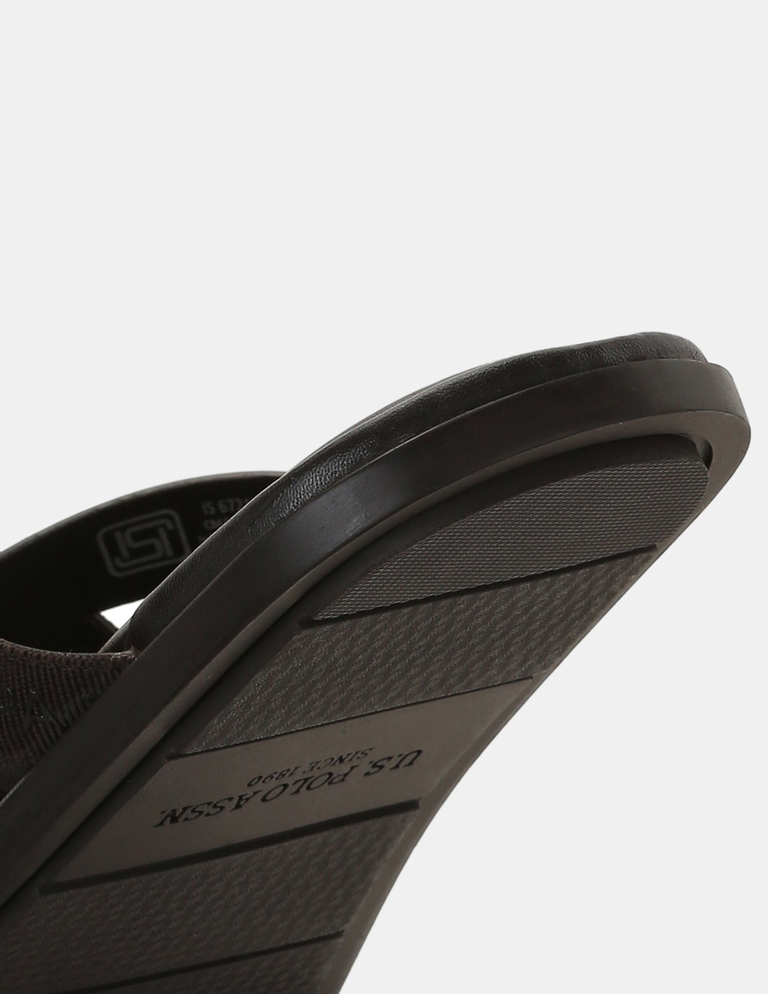 Men Tino Flip Flops Brown - U.S. POLO ASSN. | Large