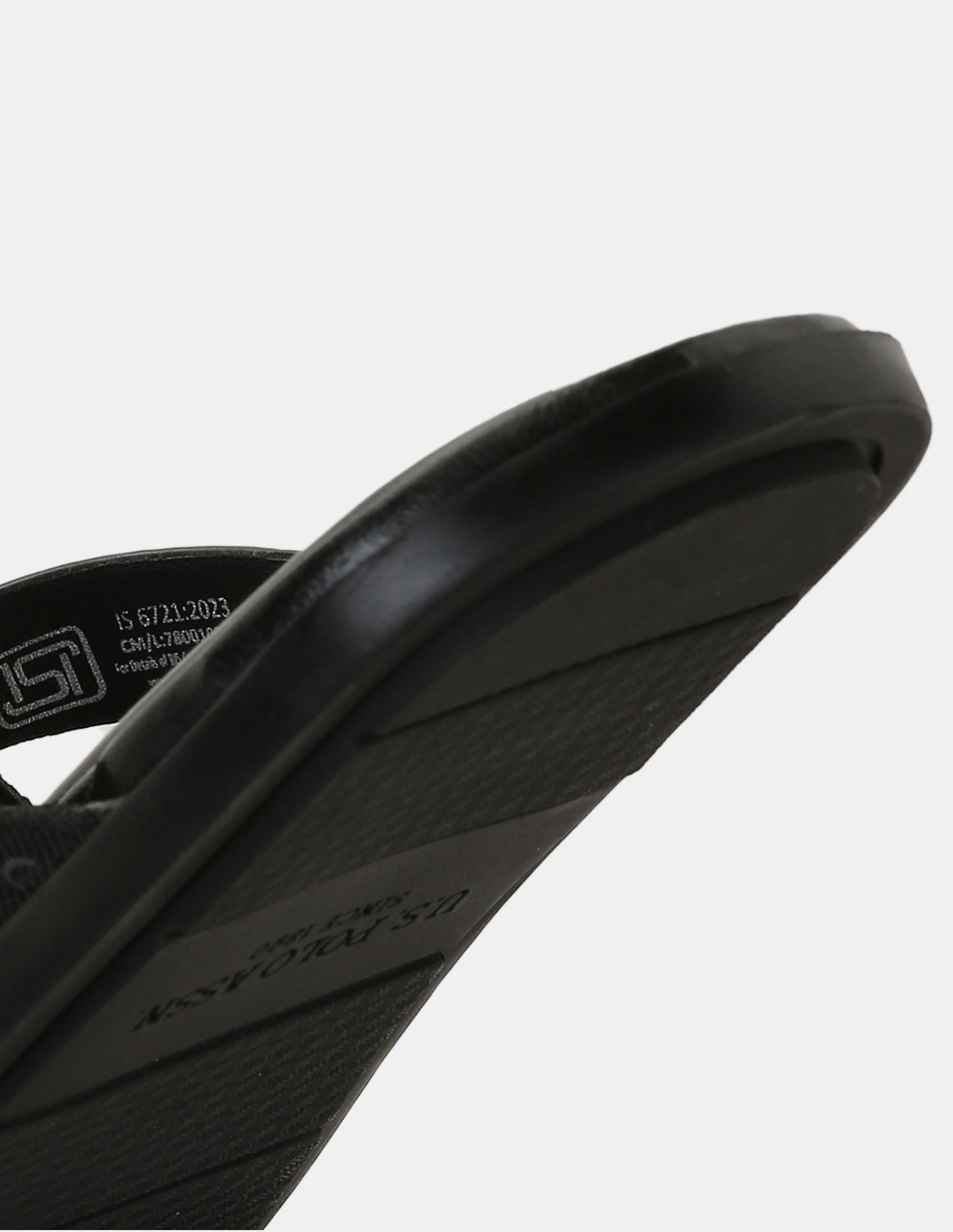 Men Tino Flip Flops Black - U.S. POLO ASSN. | Large