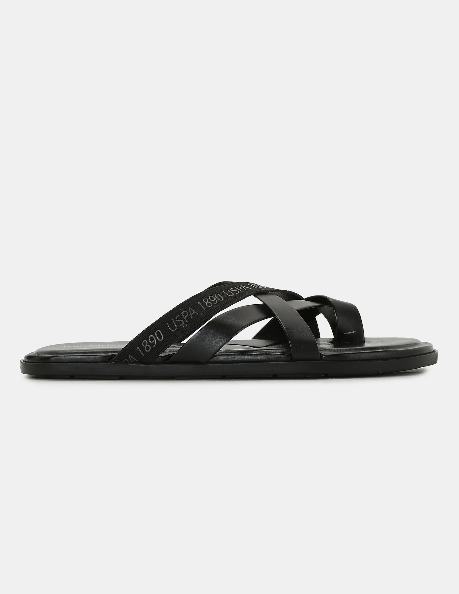Men Tino Flip Flops Black - U.S. POLO ASSN. | Large