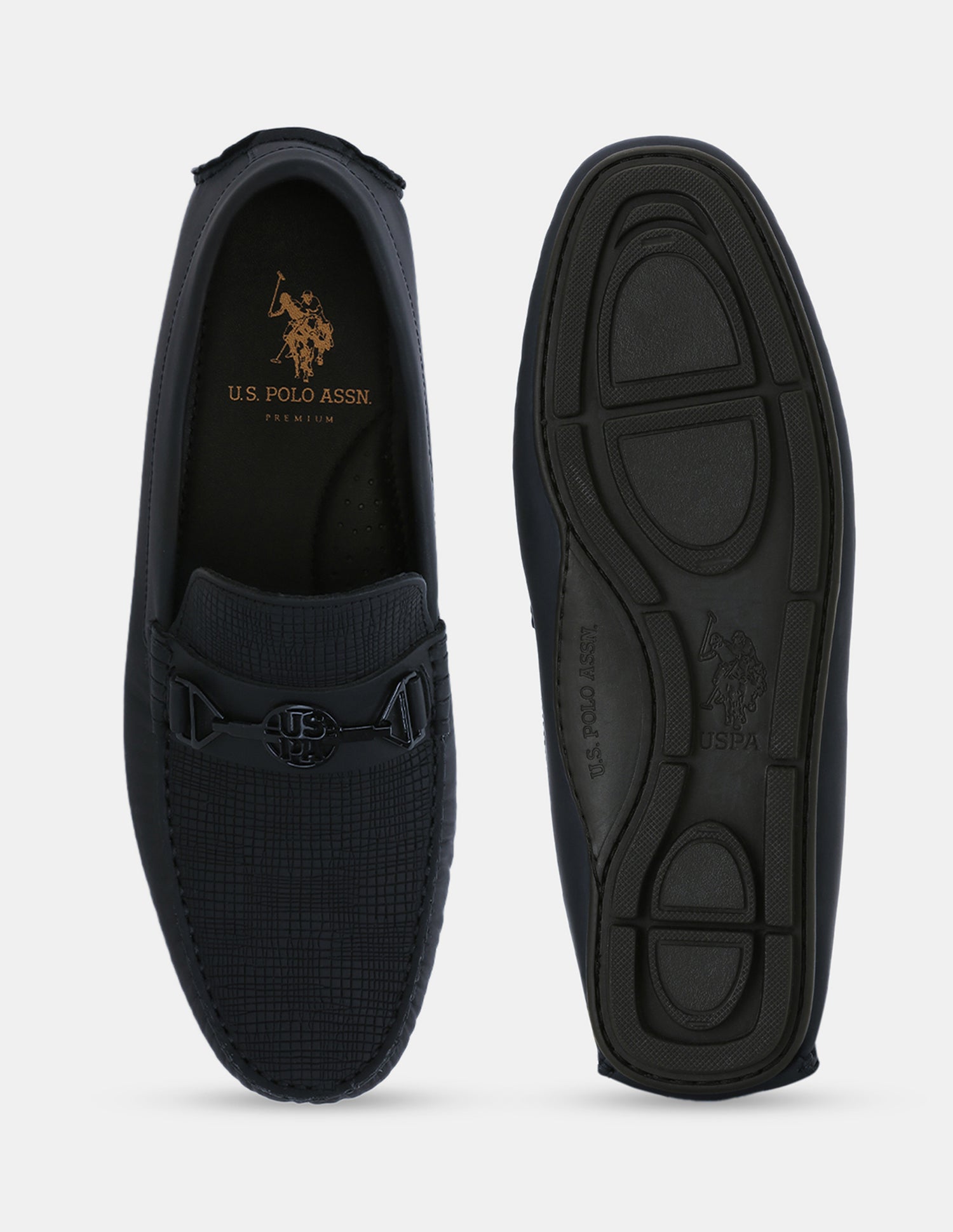 Men Slip-Ons Briar Loafers Navy - U.S. POLO ASSN. | Large