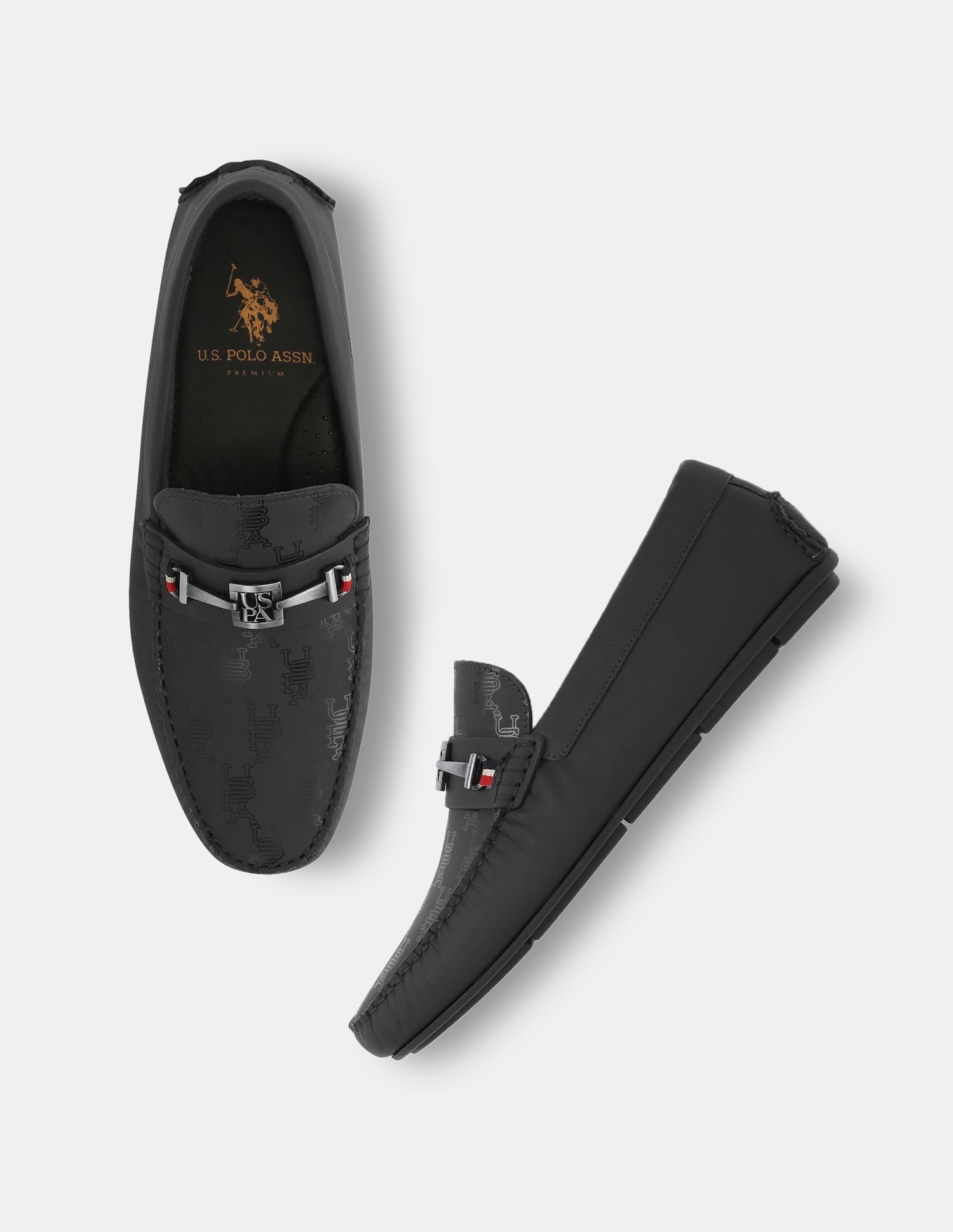 Men Brand Printed Talon Loafers