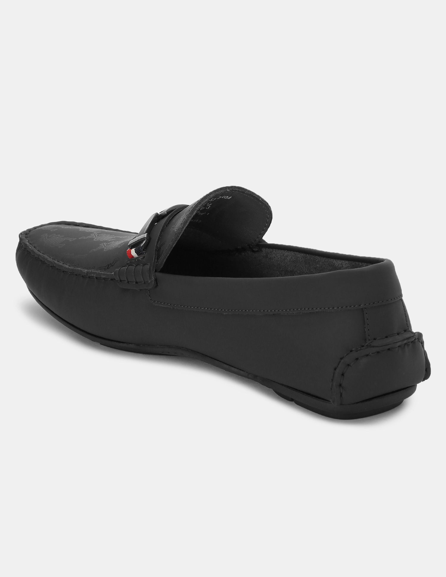Men Brand Printed Talon Loafers Black - U.S. POLO ASSN. | Large