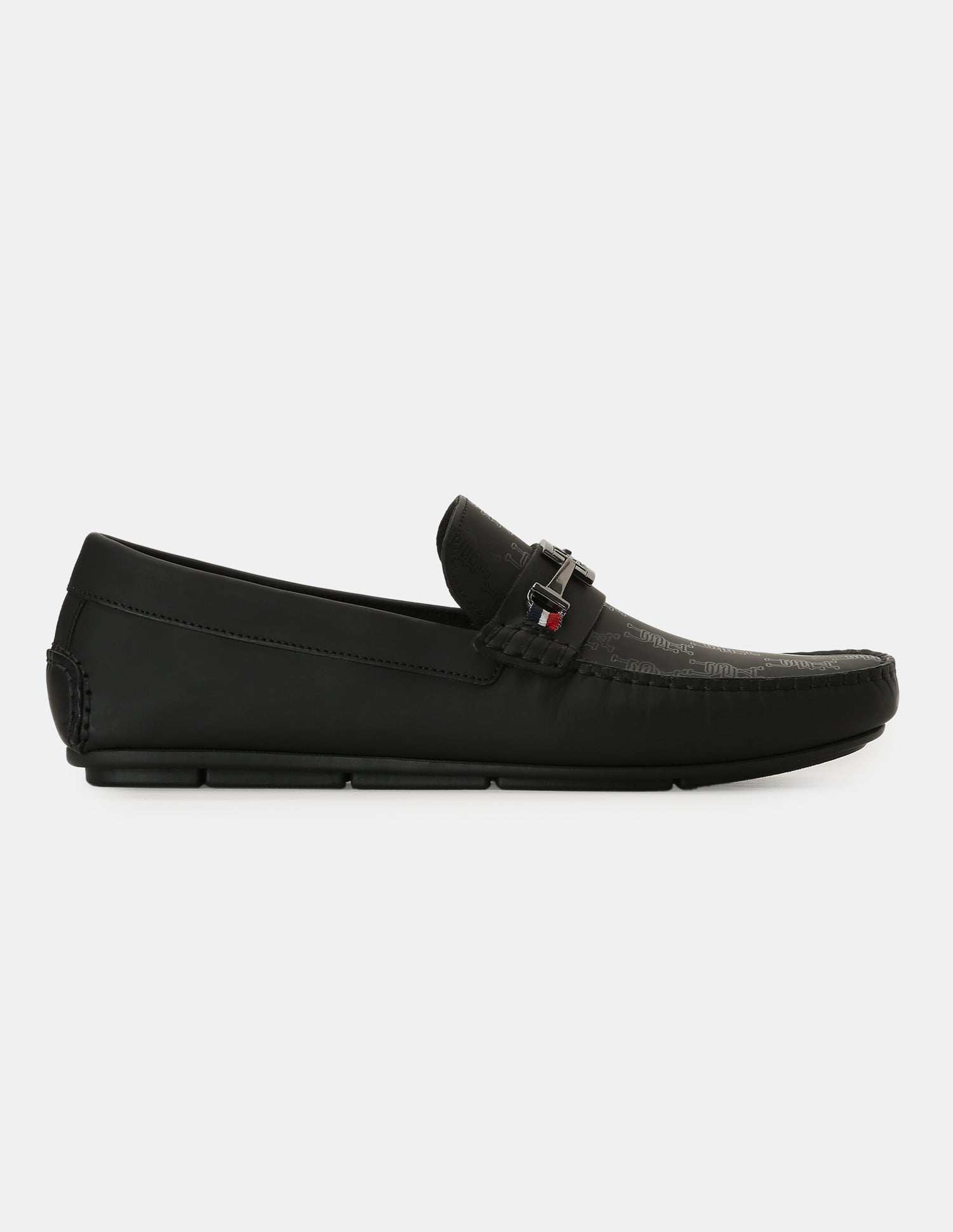 Men Brand Printed Talon Loafers Black - U.S. POLO ASSN. | Large
