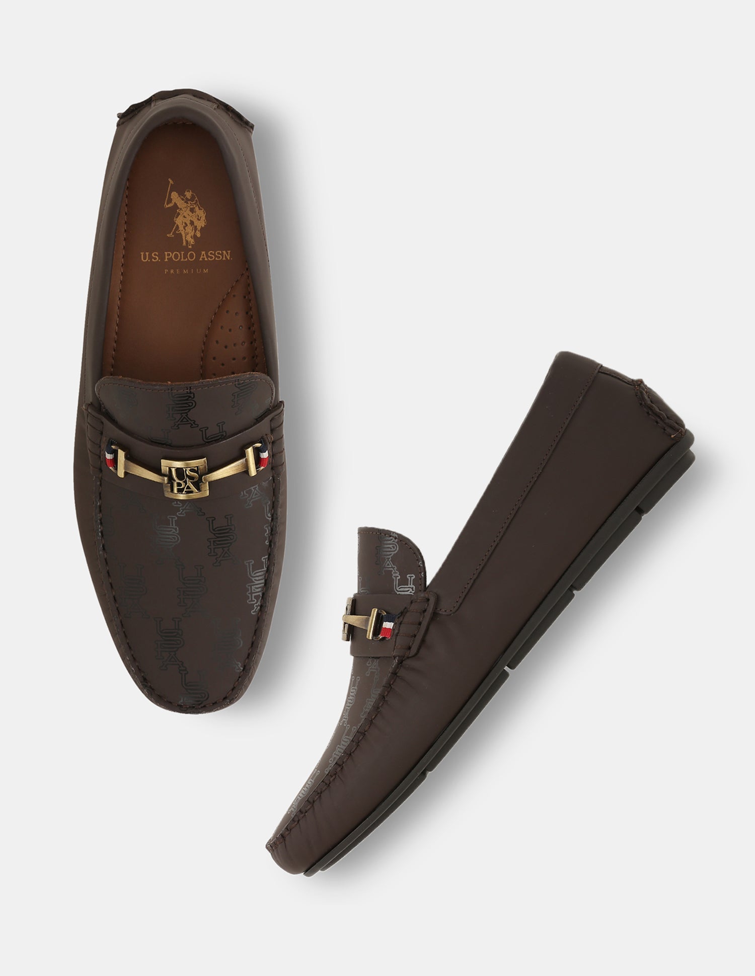 Men Brand Printed Talon Loafers