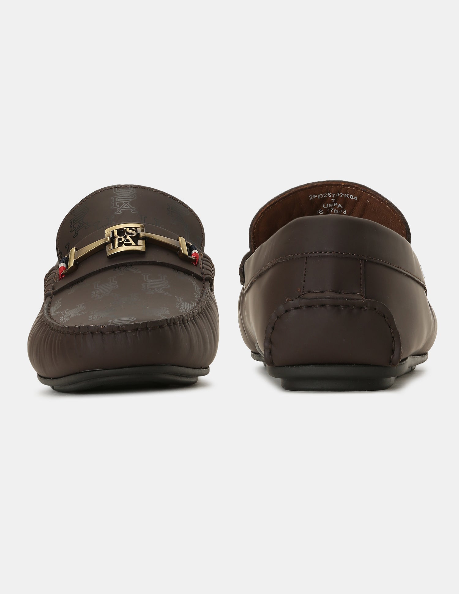 Men Brand Printed Talon Loafers Brown - U.S. POLO ASSN. | Large