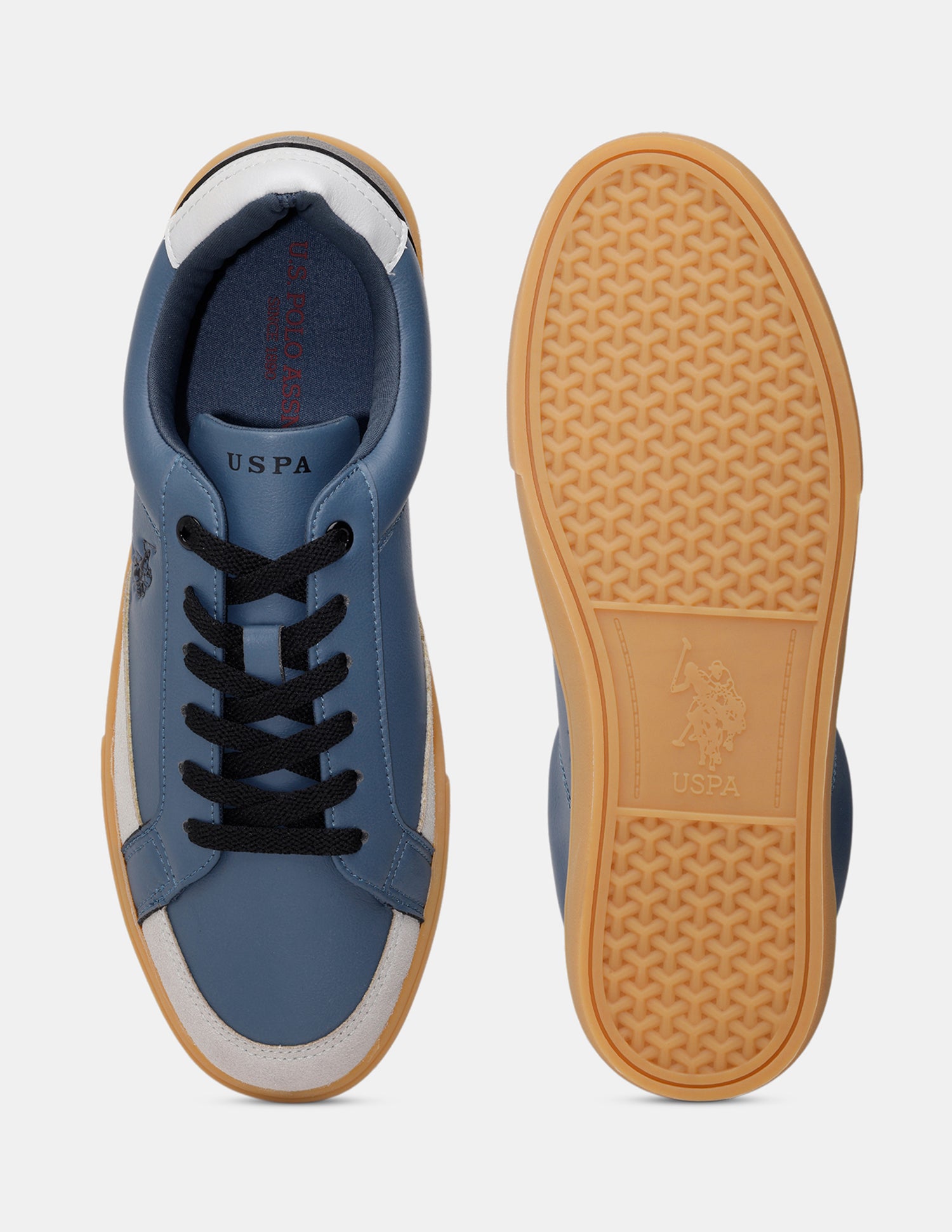 Men Lace-Ups Chivery Sneakers Blue - U.S. POLO ASSN. | Large