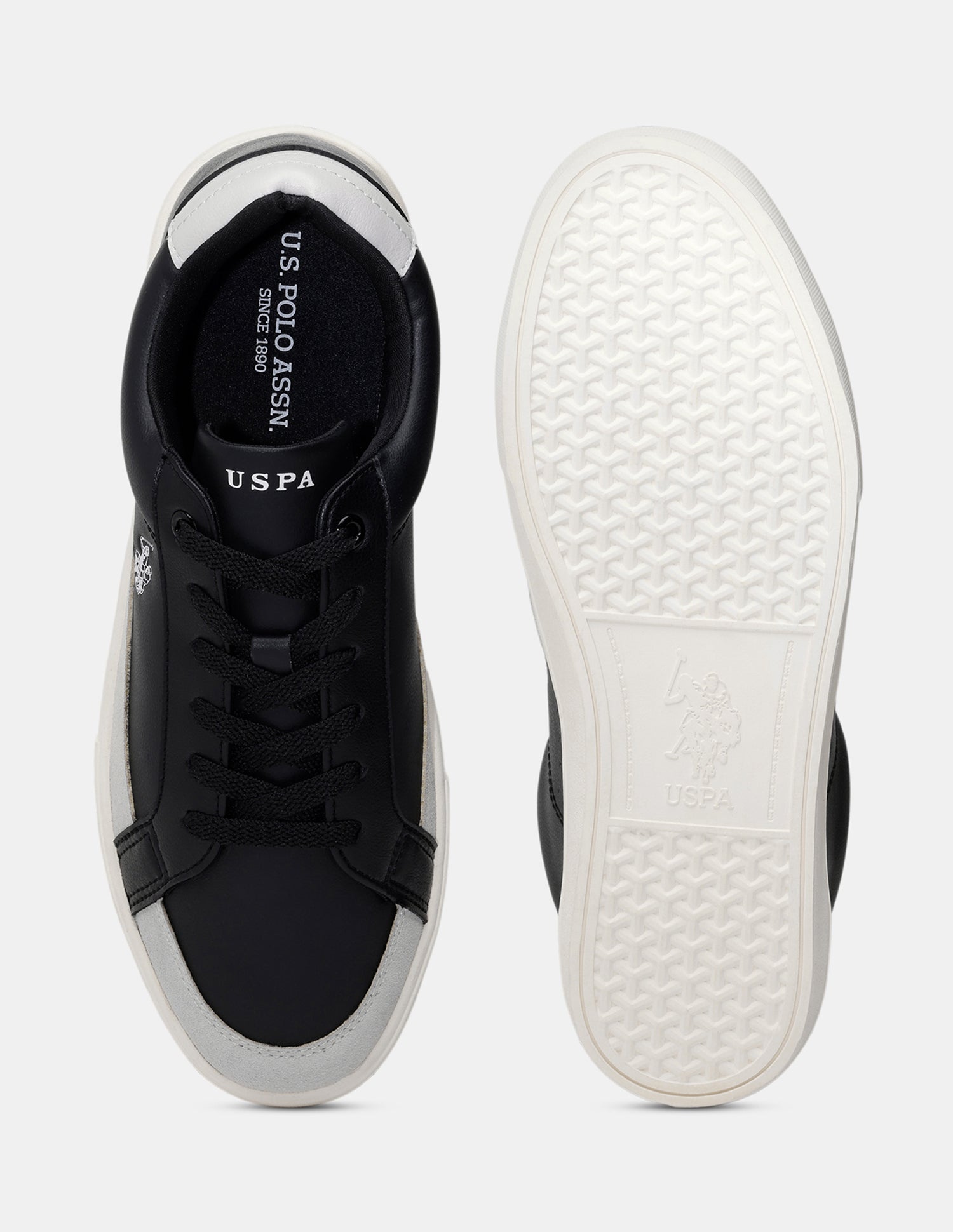 Men Chivery Colour Blocked Sneakers Grey - U.S. POLO ASSN. | Large