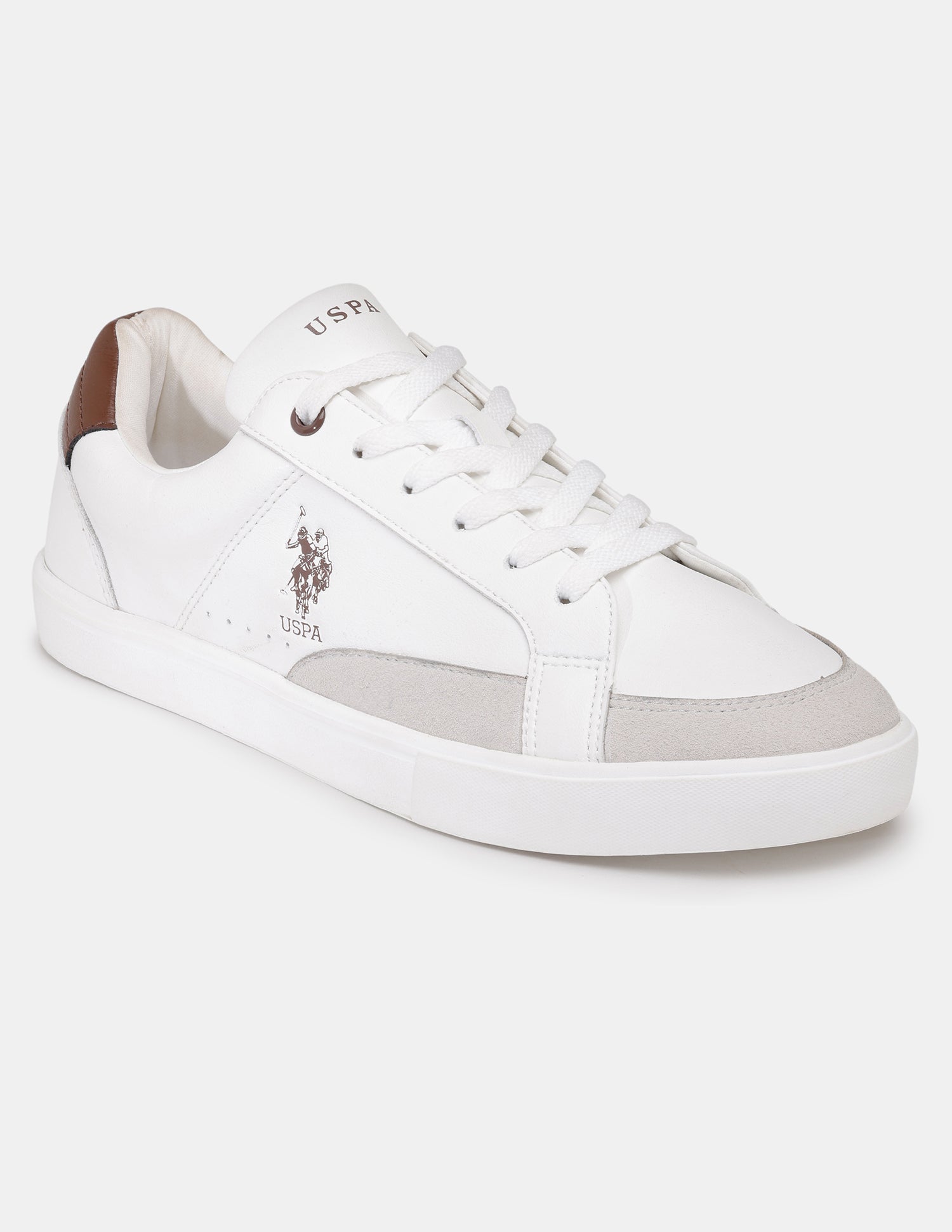 Men Lace-Ups Chivery Sneakers White - U.S. POLO ASSN. | Large