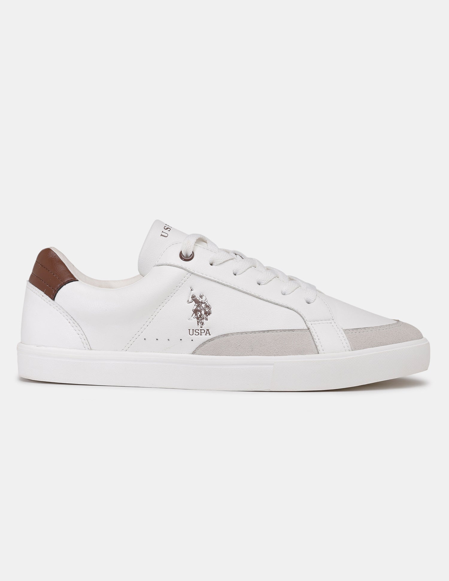 Men Lace-Ups Chivery Sneakers White - U.S. POLO ASSN. | Large