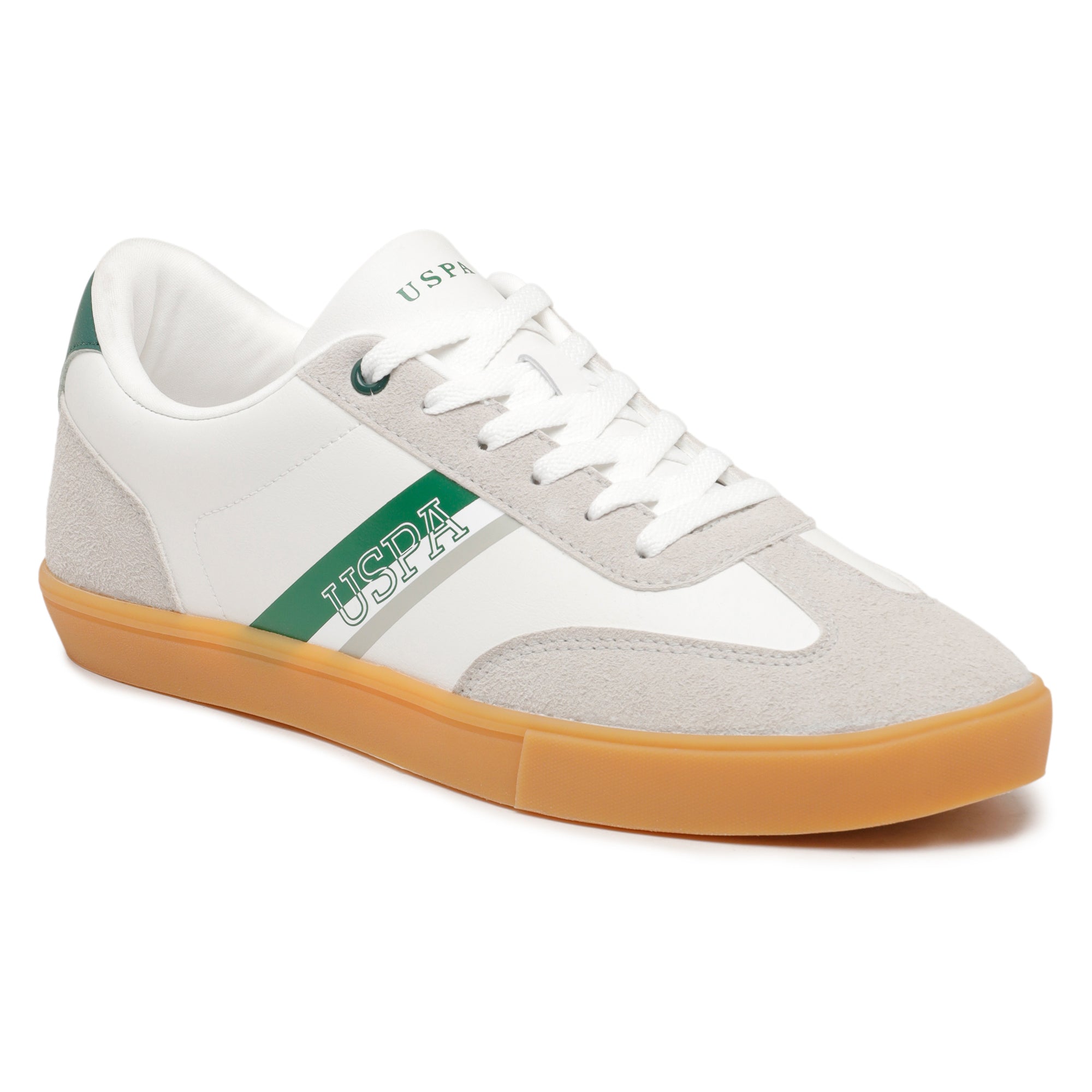 Men Hamet 2.0 Striped Sneakers Off White - U.S. Polo Assn. India | Large