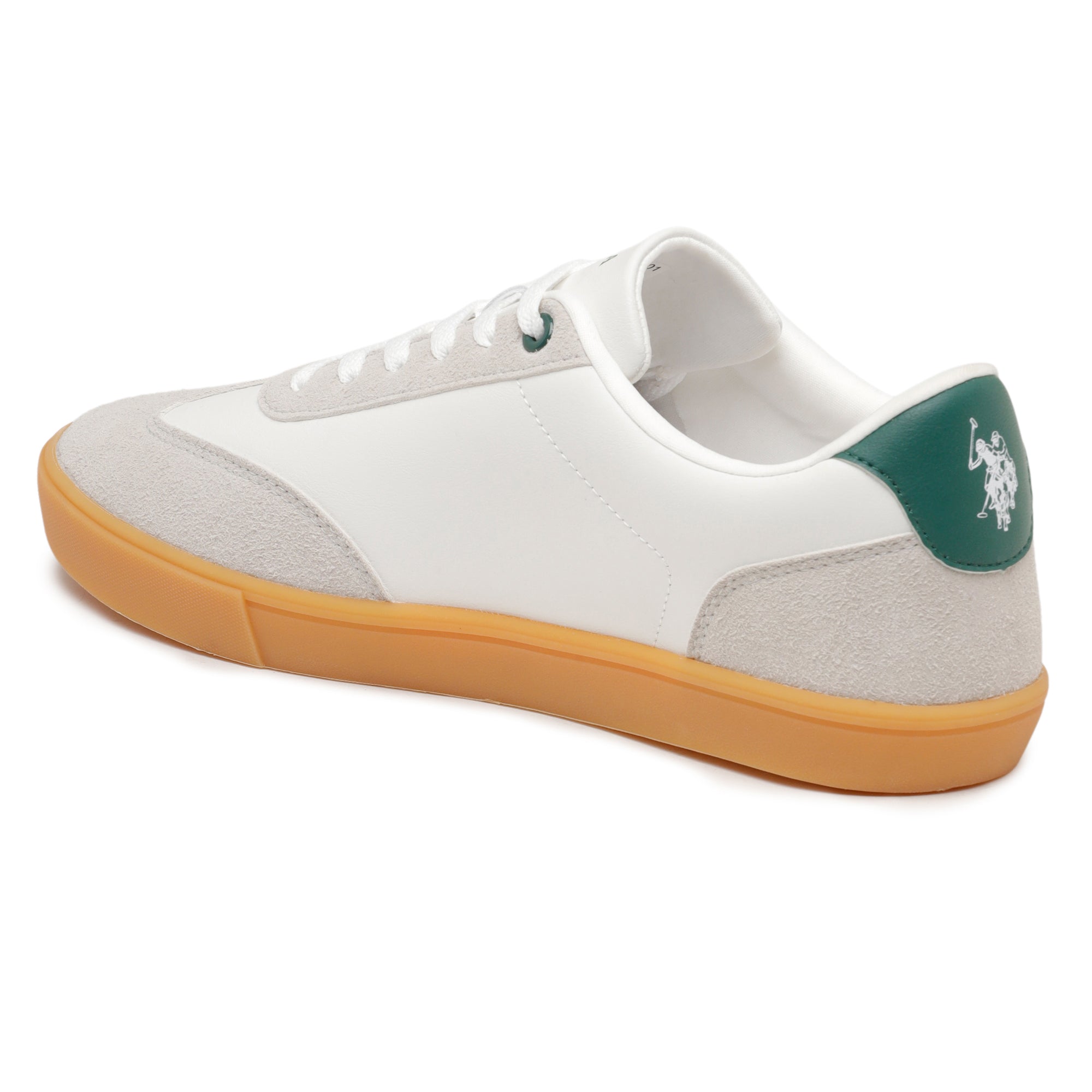 Men Hamet 2.0 Striped Sneakers Off White - U.S. Polo Assn. India | Large