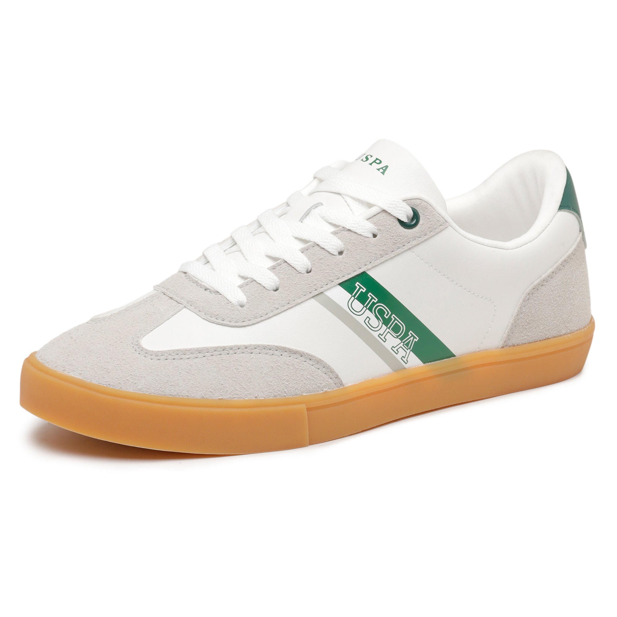 Men Hamet 2.0 Striped Sneakers Off White - U.S. Polo Assn. India | Large