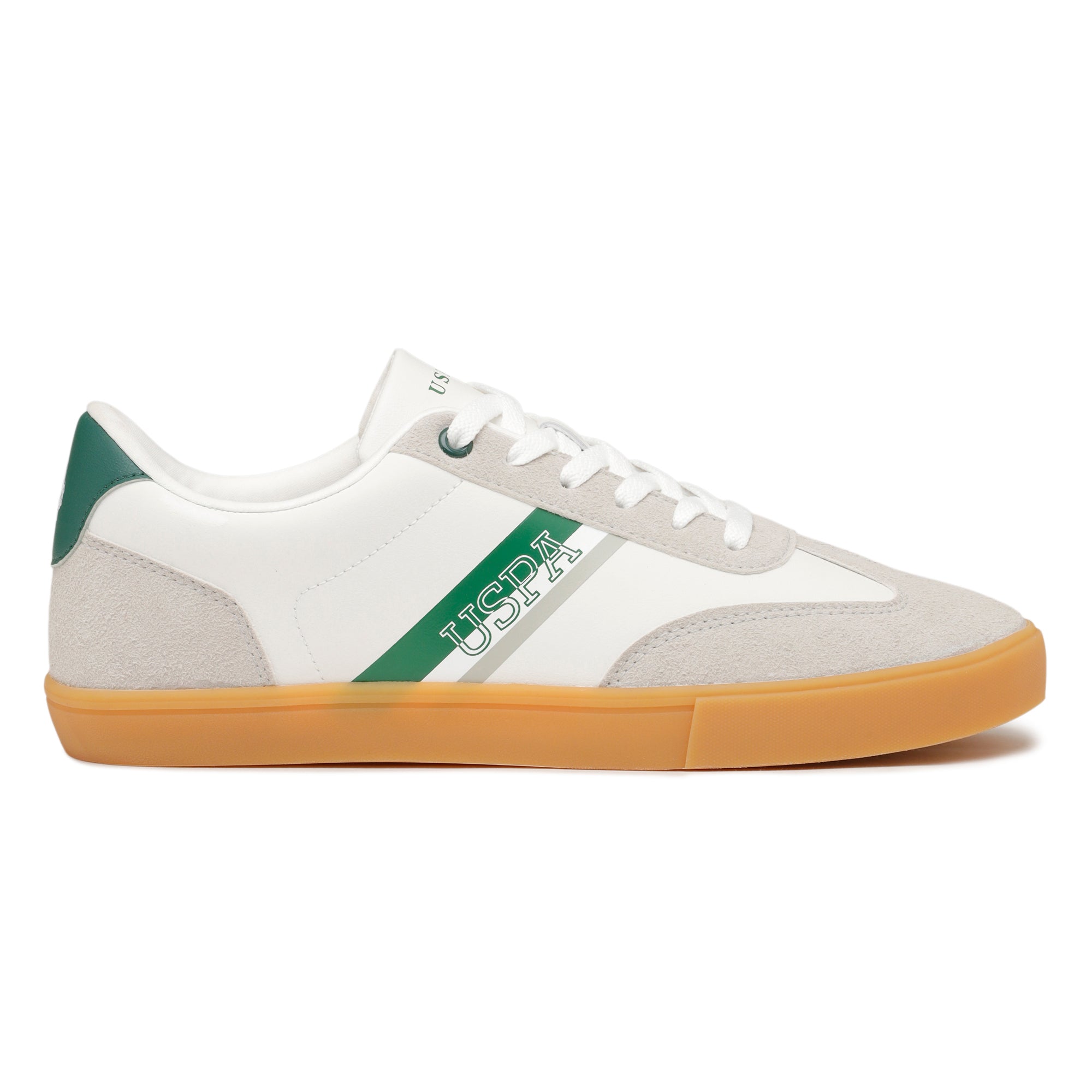 Men Hamet 2.0 Striped Sneakers Off White - U.S. Polo Assn. India | Large