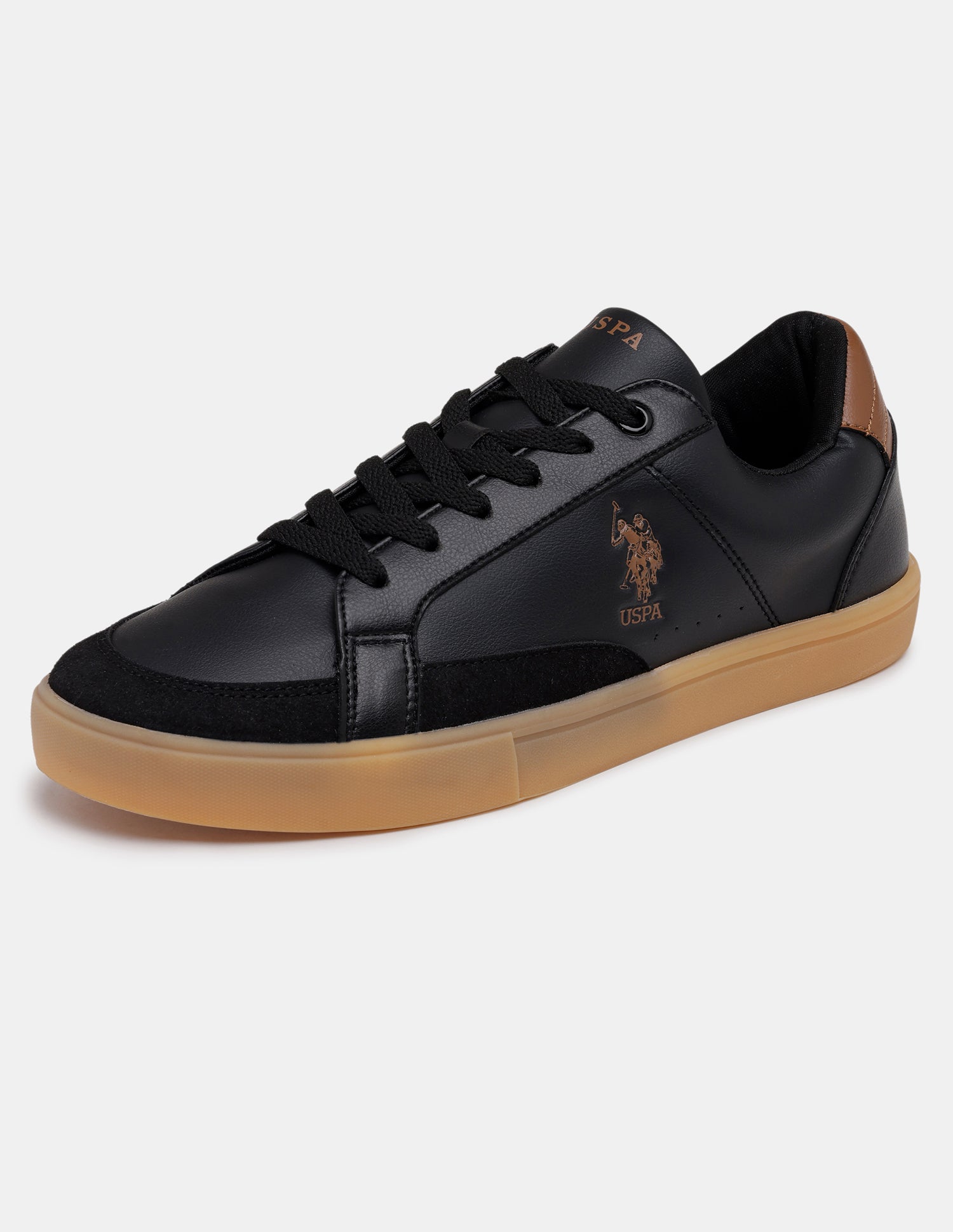 Men Chivery Solid Sneakers Black - U.S. POLO ASSN. | Large