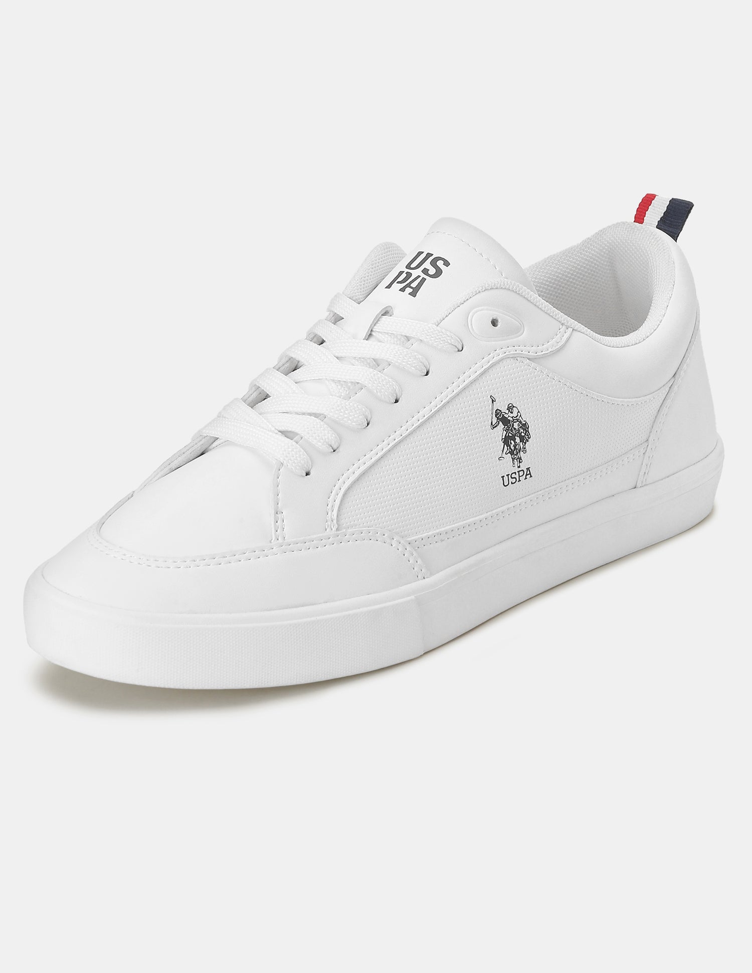 Men Round Toe Lucian Sneakers Off White - U.S. POLO ASSN. | Large