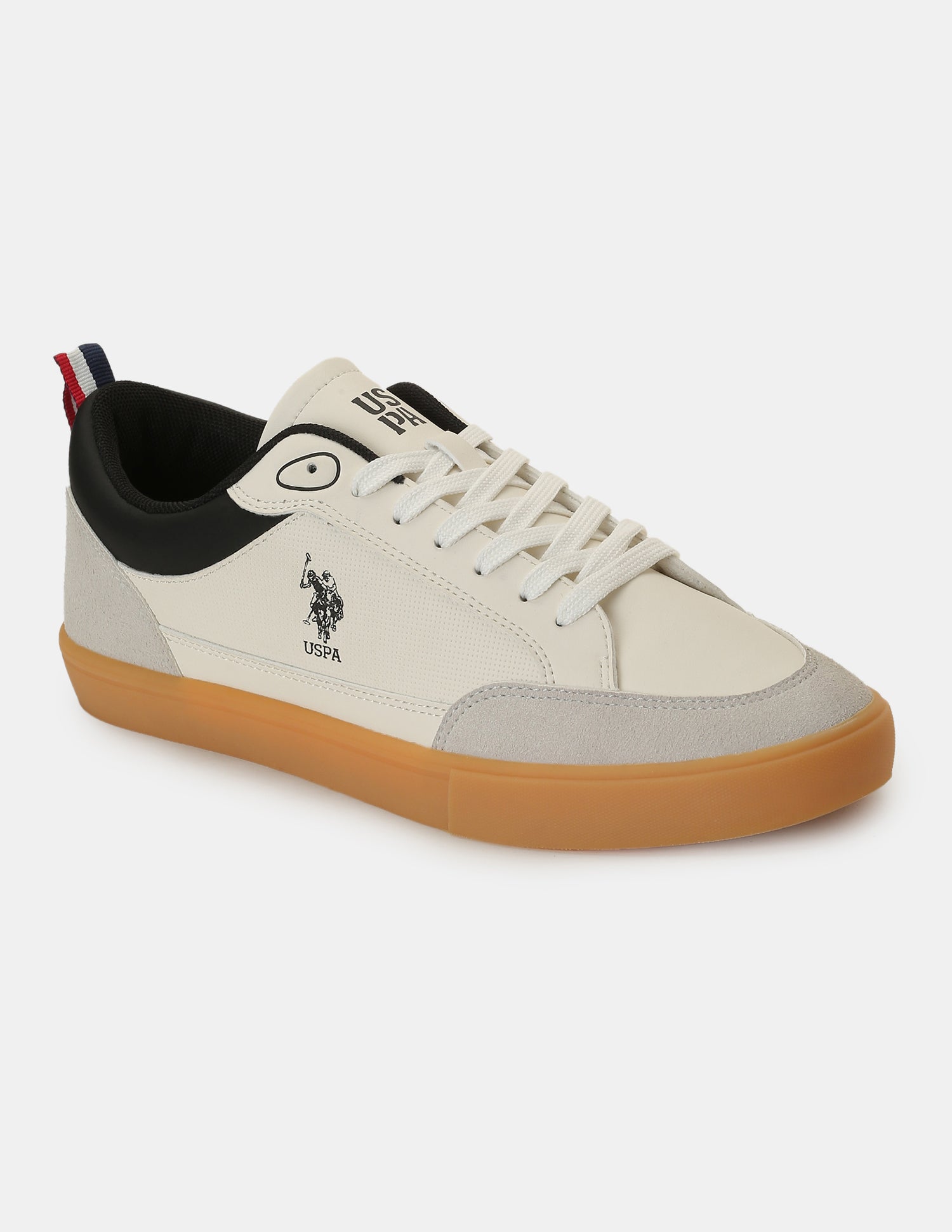 Men Colour Blocked Lucian Sneakers White - U.S. POLO ASSN. | Large