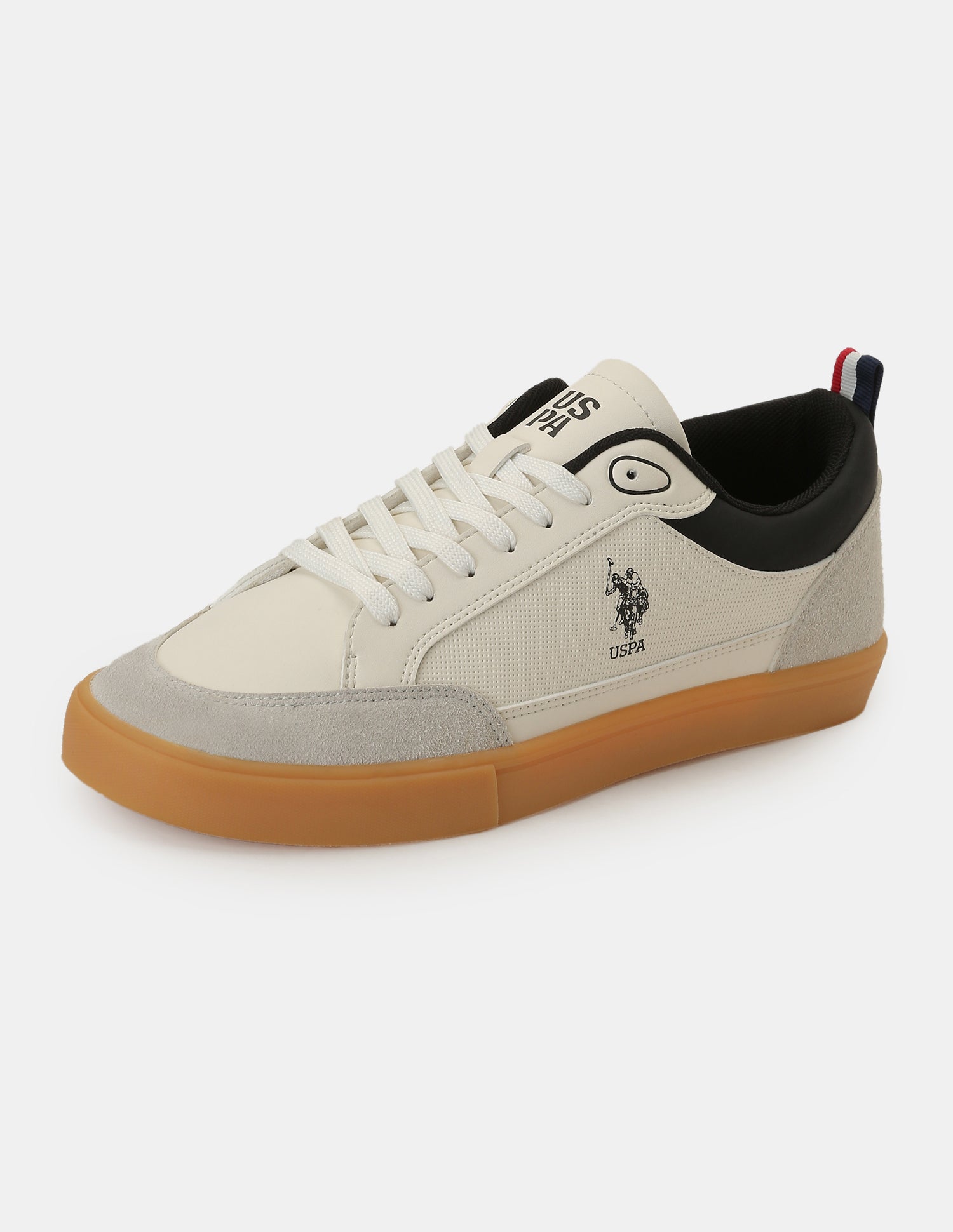 Men Colour Blocked Lucian Sneakers White - U.S. POLO ASSN. | Large