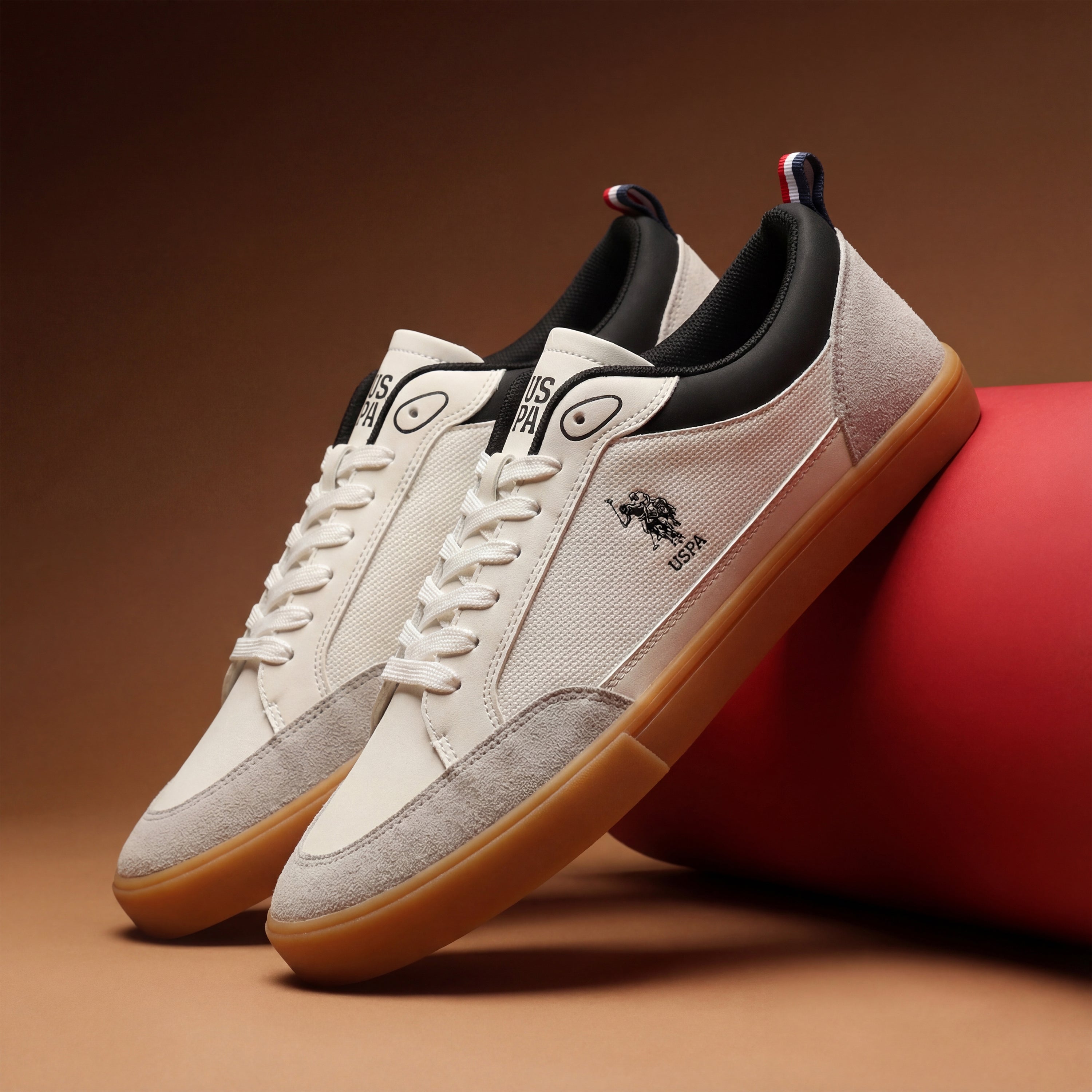 Men Colour Blocked Lucian 2.0 Sneakers White - U.S. Polo Assn. India | Large