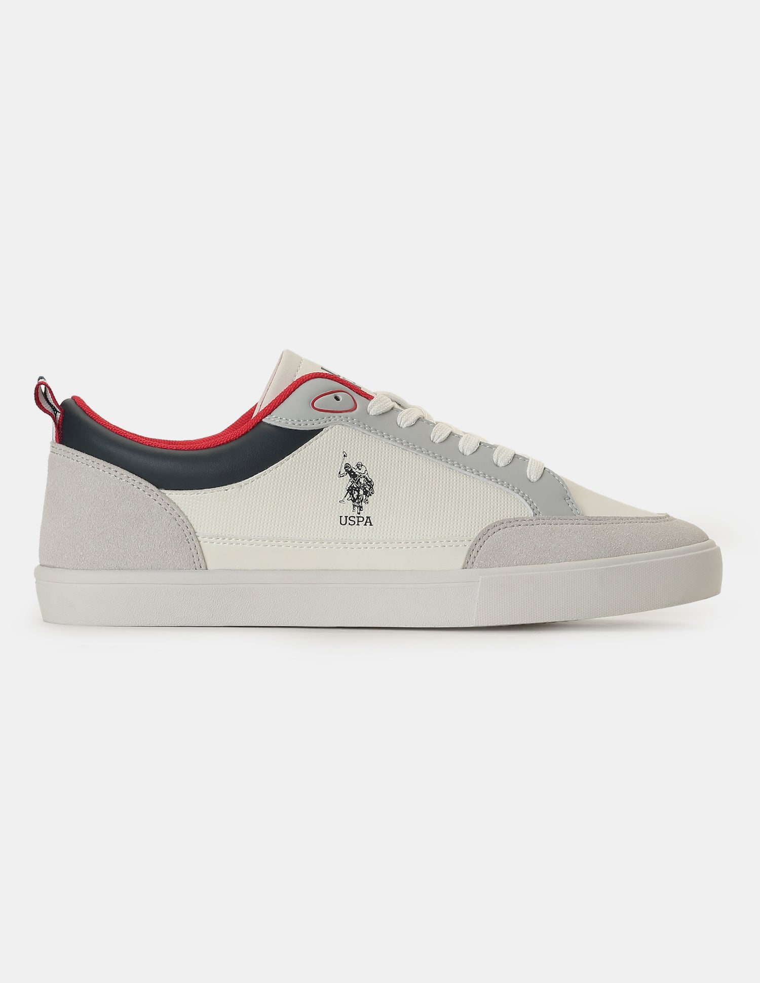 Men Colour Blocked Lucian 2.0 Sneakers Light Grey - U.S. Polo Assn. India | Large