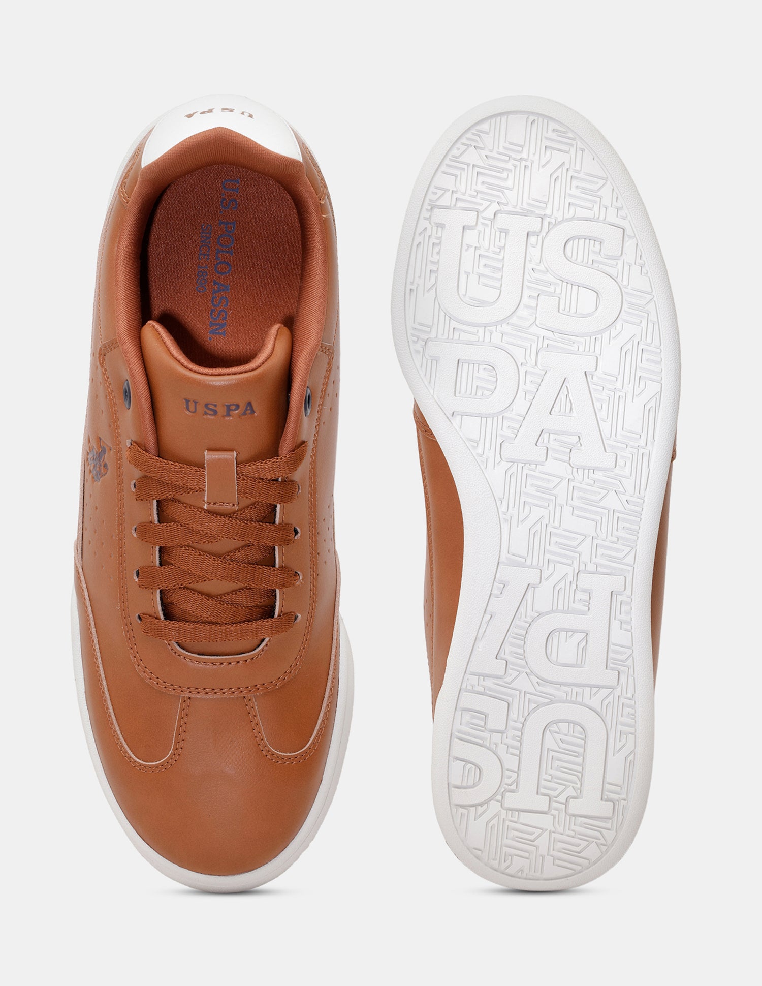 Men Lace-Ups Camry Sneakers Tan - U.S. Polo Assn. India | Large